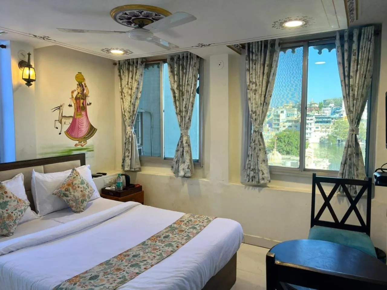 Bedroom, Bed in Storica Stays Panorama Haveli Udaipur