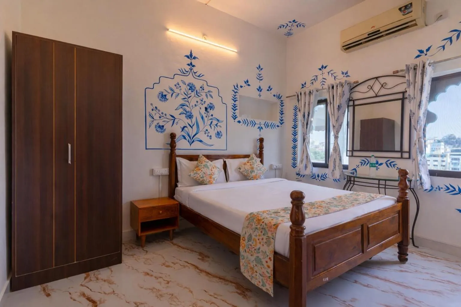 Bedroom, Bed in Storica Stays Panorama Haveli Udaipur