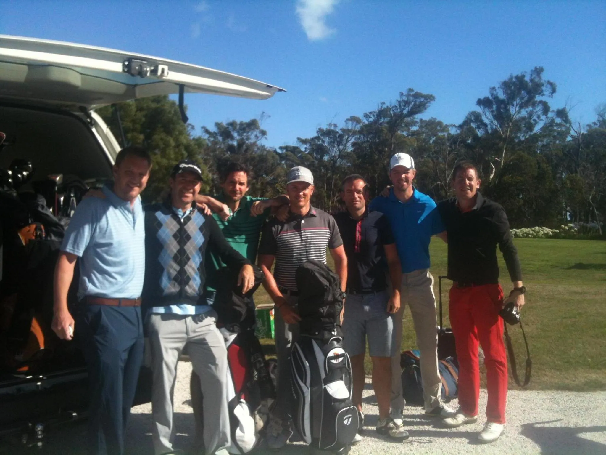 group of guests in Platypus Park Country Retreat