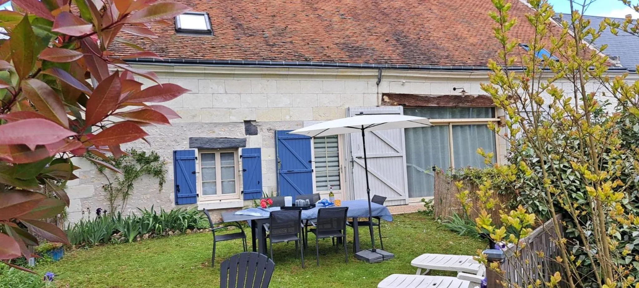 Garden in Chambre d'hôte La Voilerie du Cher