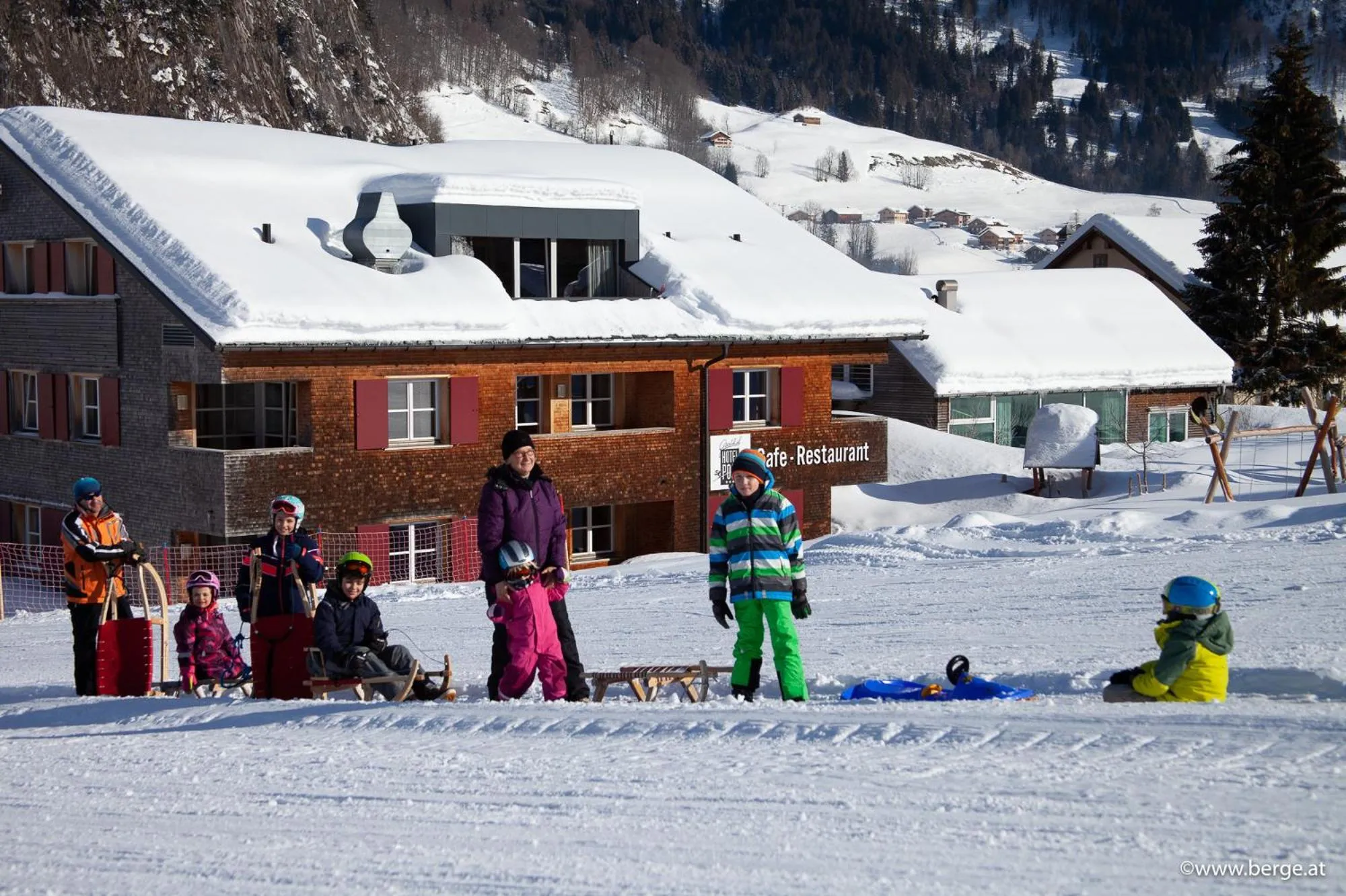 Property building in Alpen Hotel Post