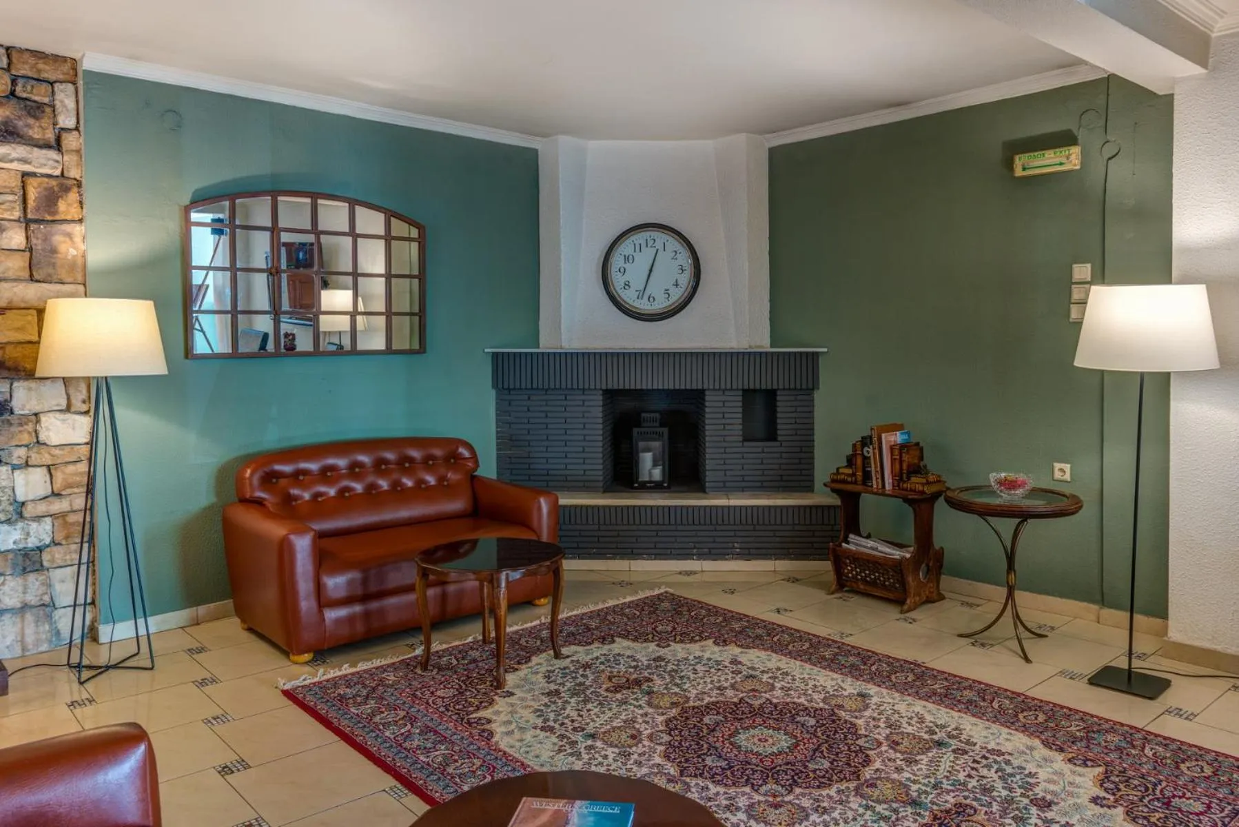 Living room in Alexios Hotel