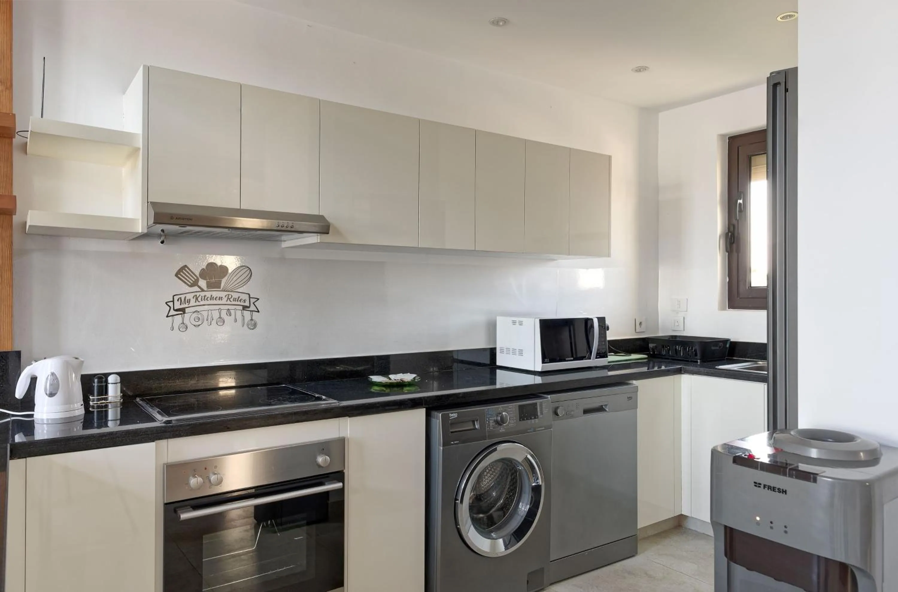 Kitchen or kitchenette in VESTA - El Gouna Residence