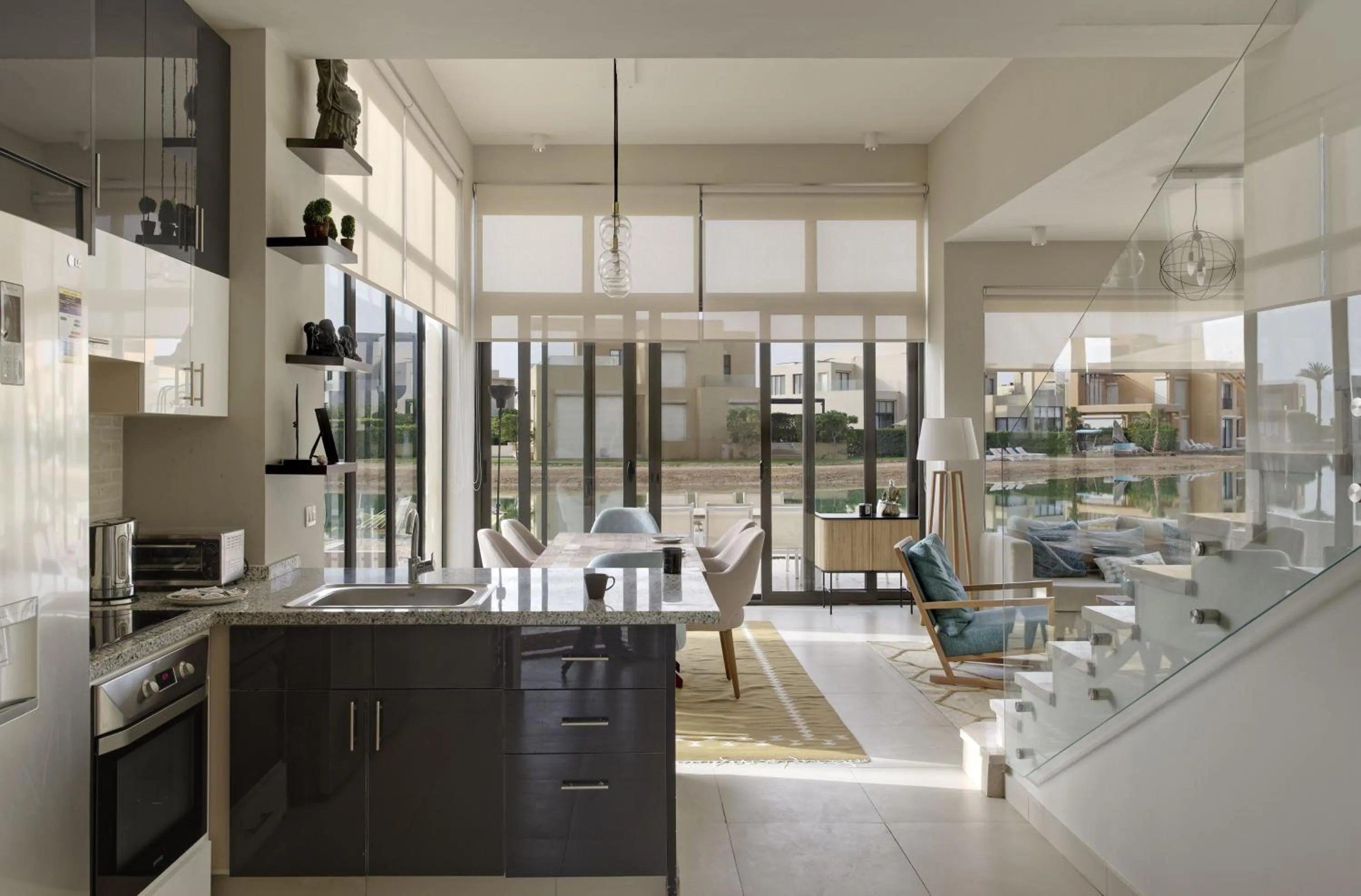 Kitchen or kitchenette in VESTA - El Gouna Residence