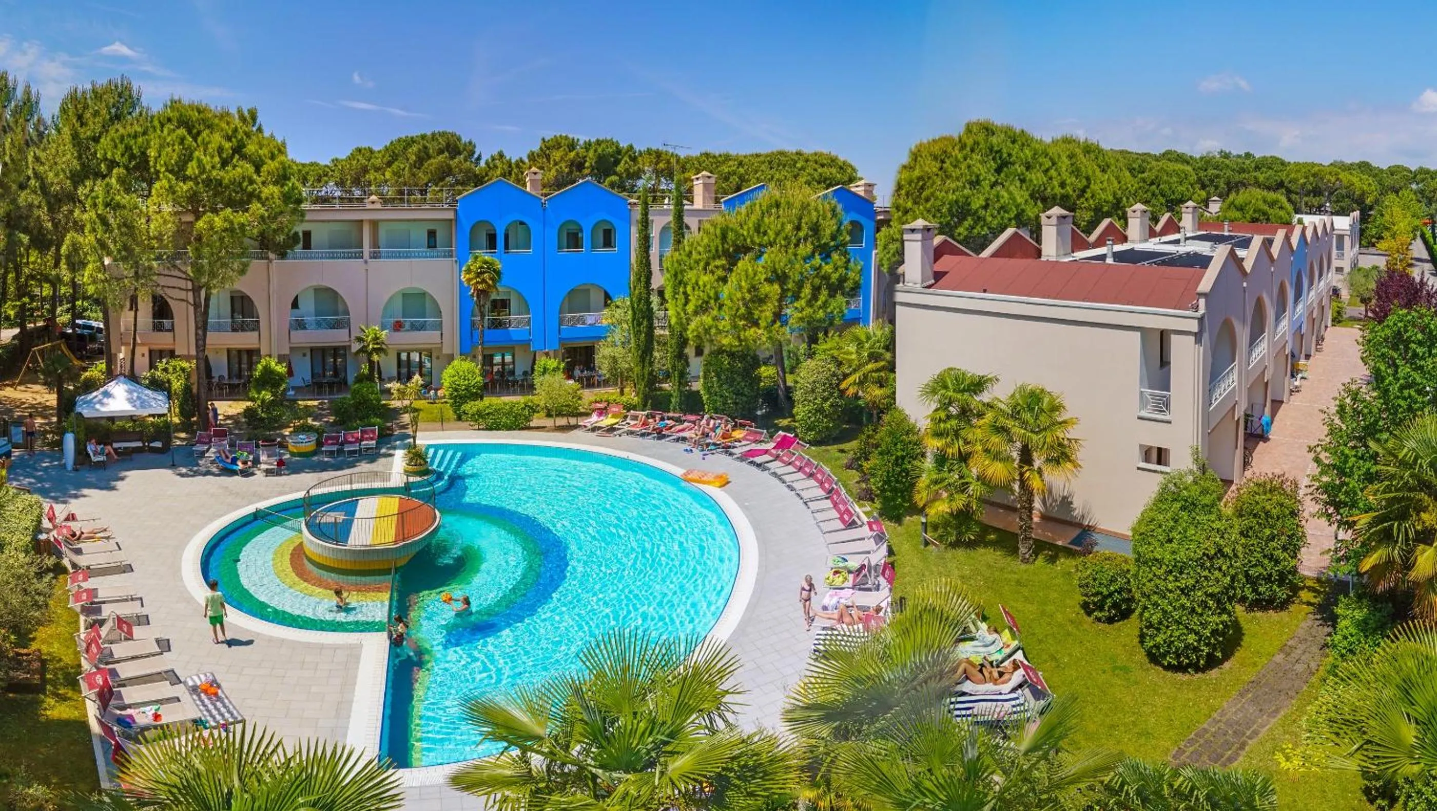 Bird's eye view in Villaggio Mare Blu