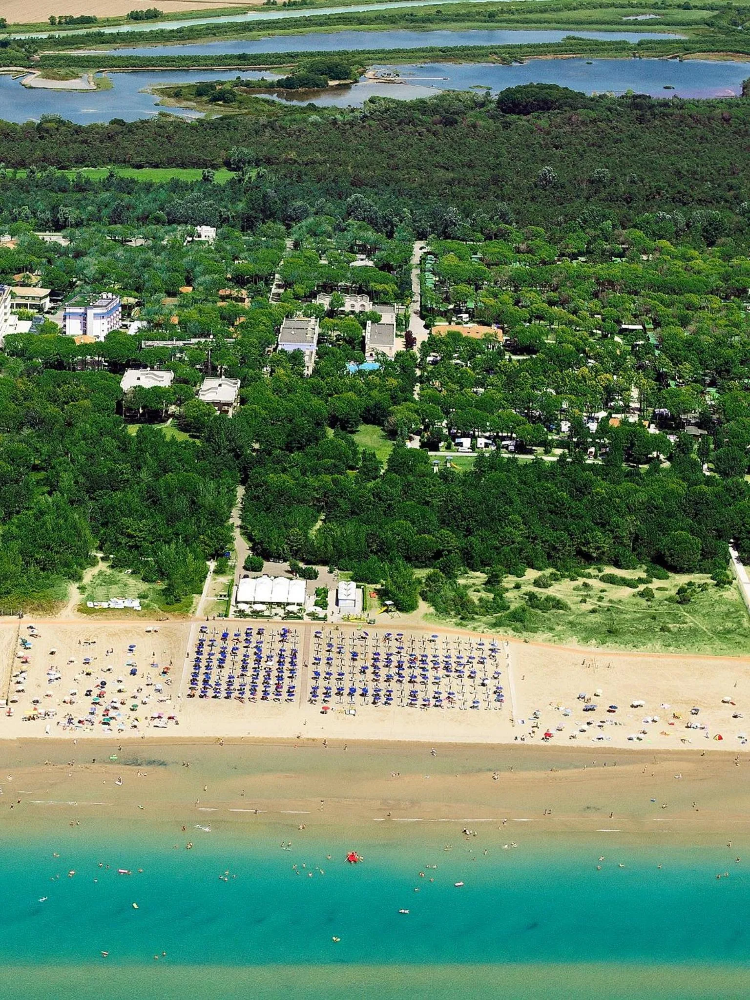 Bird's eye view in Villaggio Mare Blu