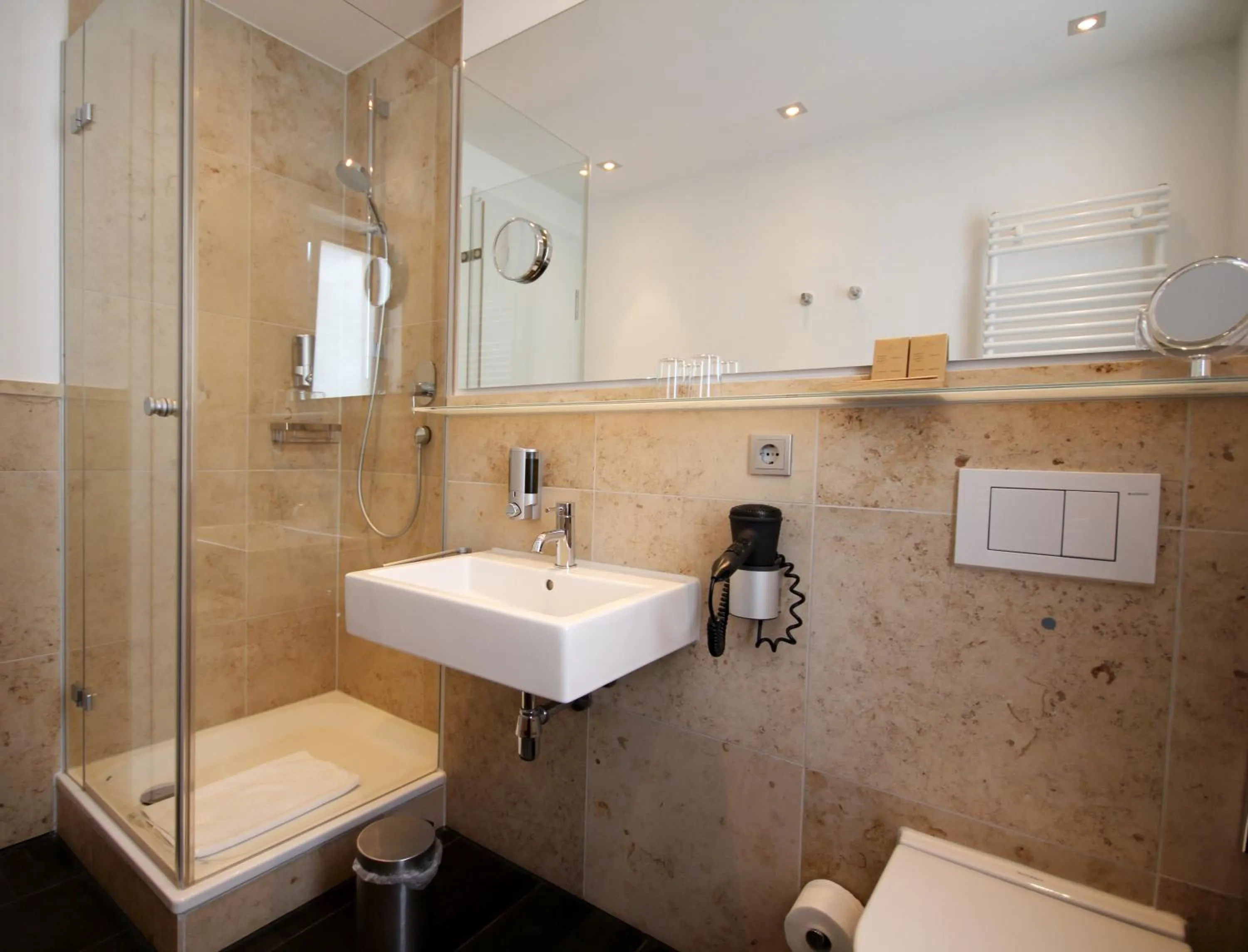 Bathroom in Qube Hotel Bergheim