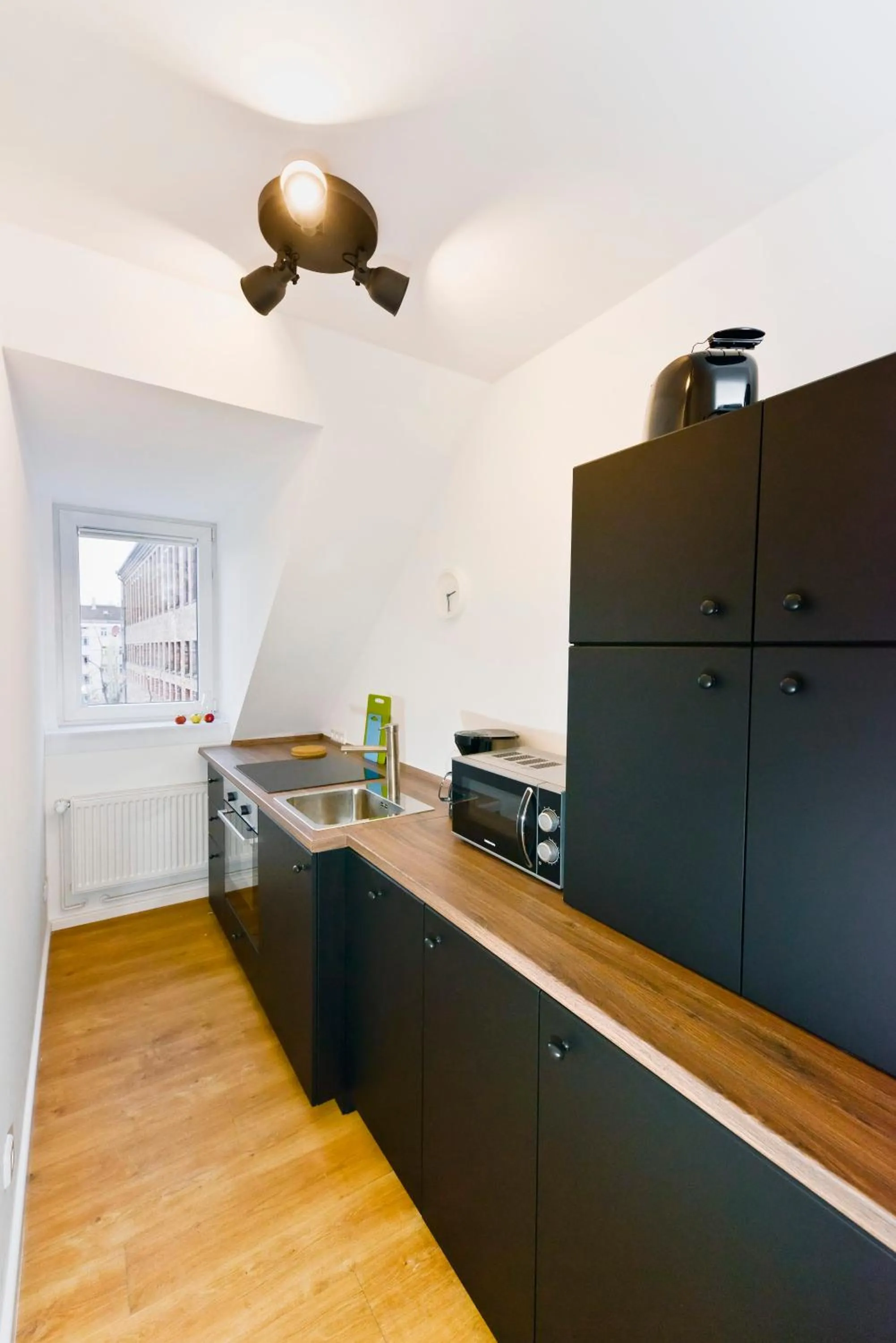 Kitchen or kitchenette in Old Town Hotel