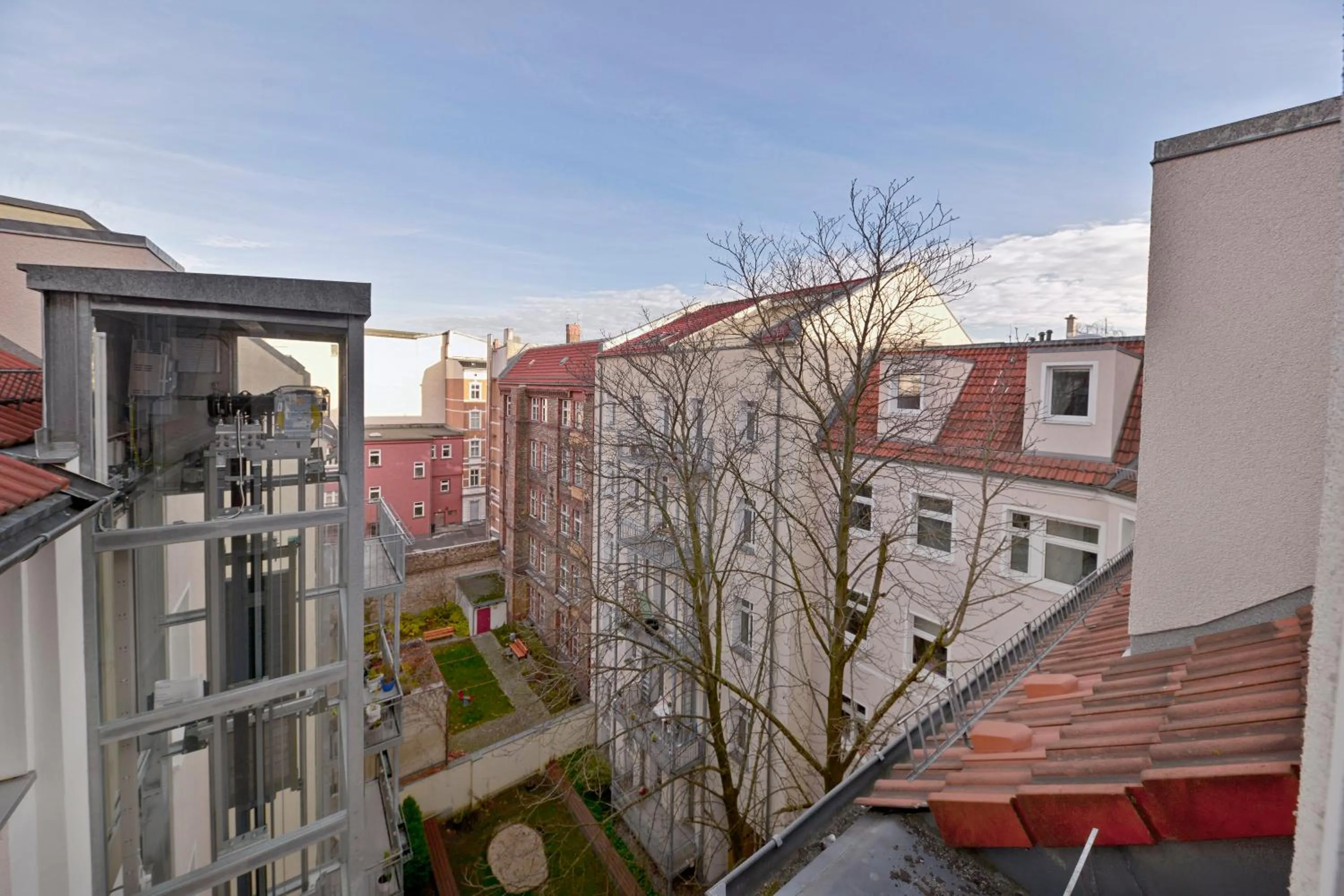 Inner courtyard view in Old Town Hotel