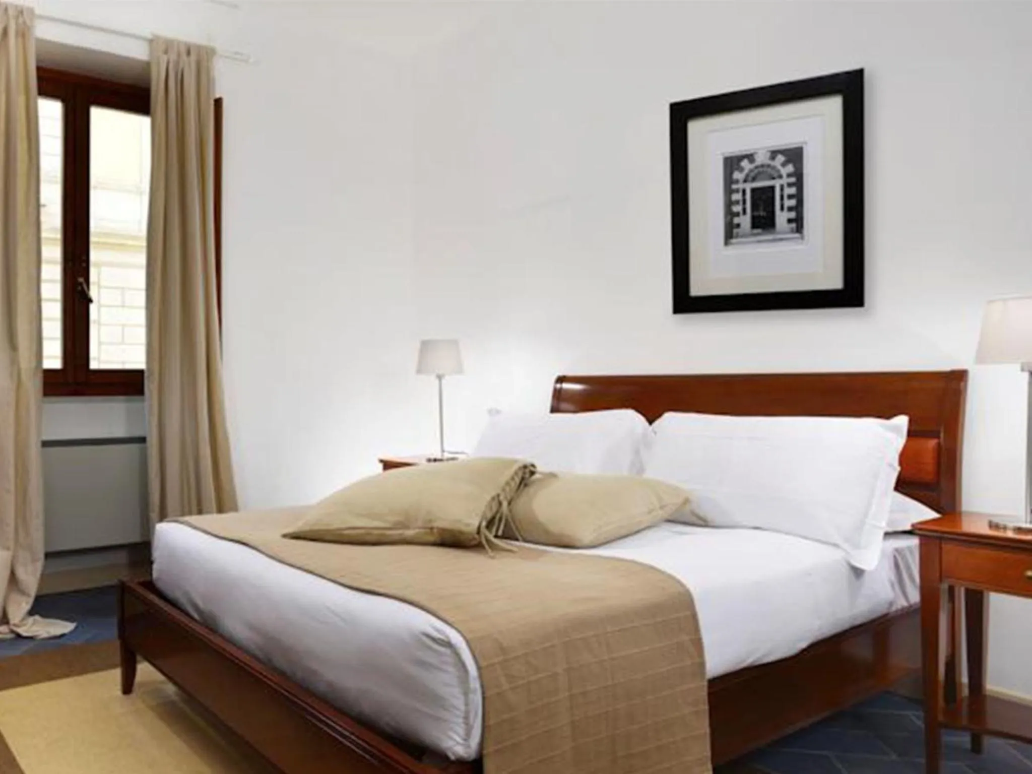 Bed in Roma Resort Termini