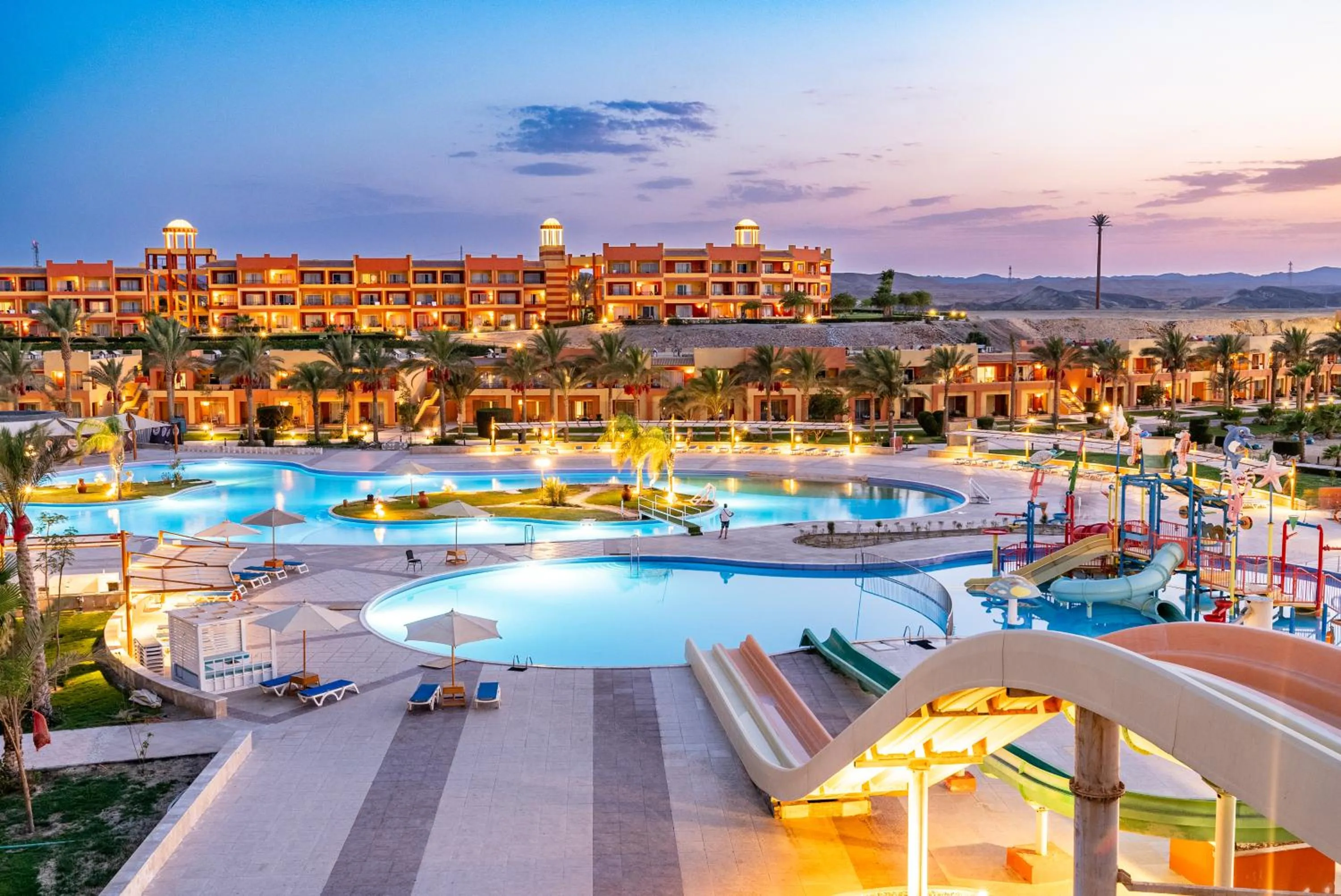 Aqua park in Malikia Resort Abu Dabbab
