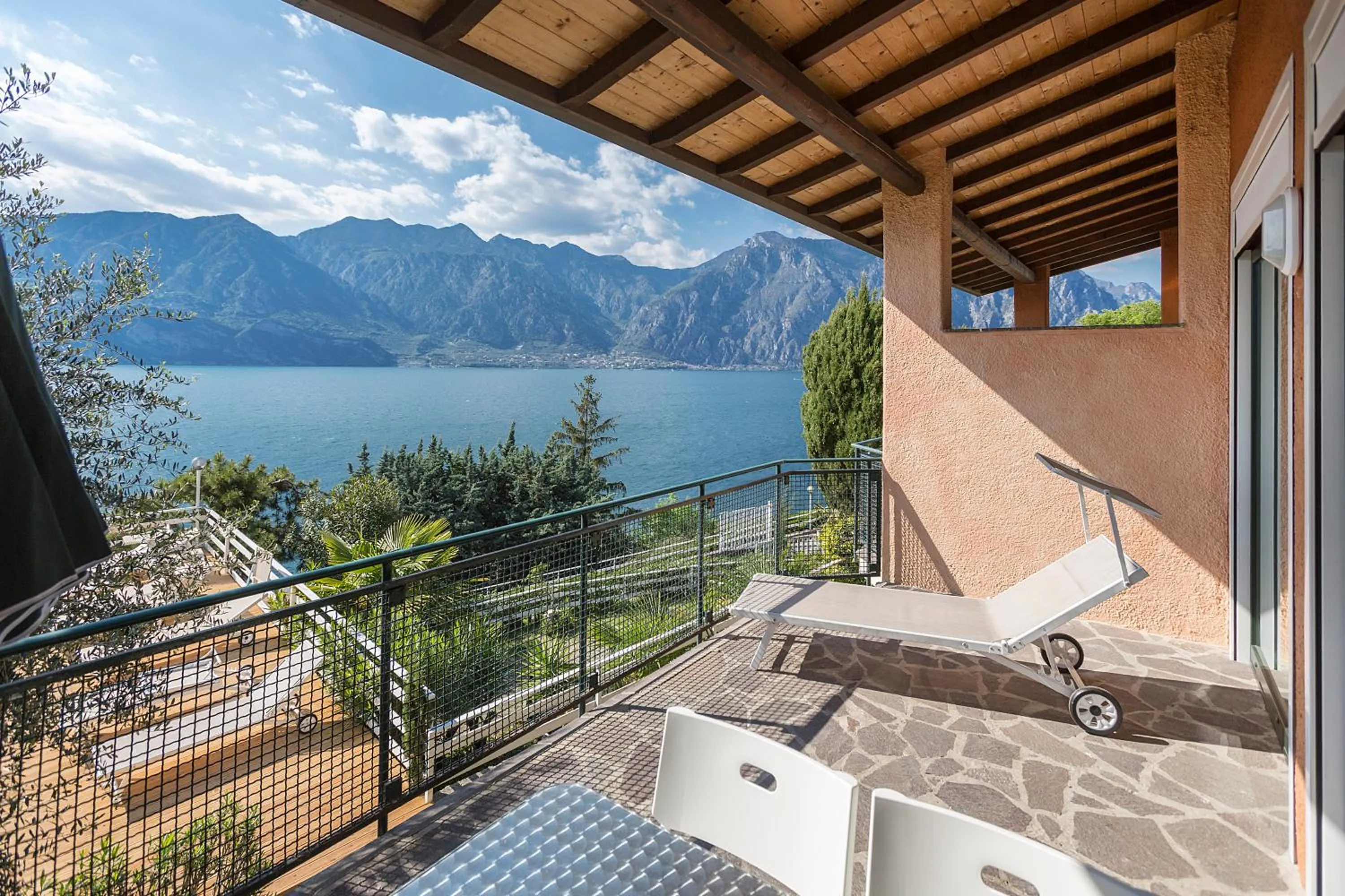 Balcony/Terrace in Residence Parco Lago di Garda