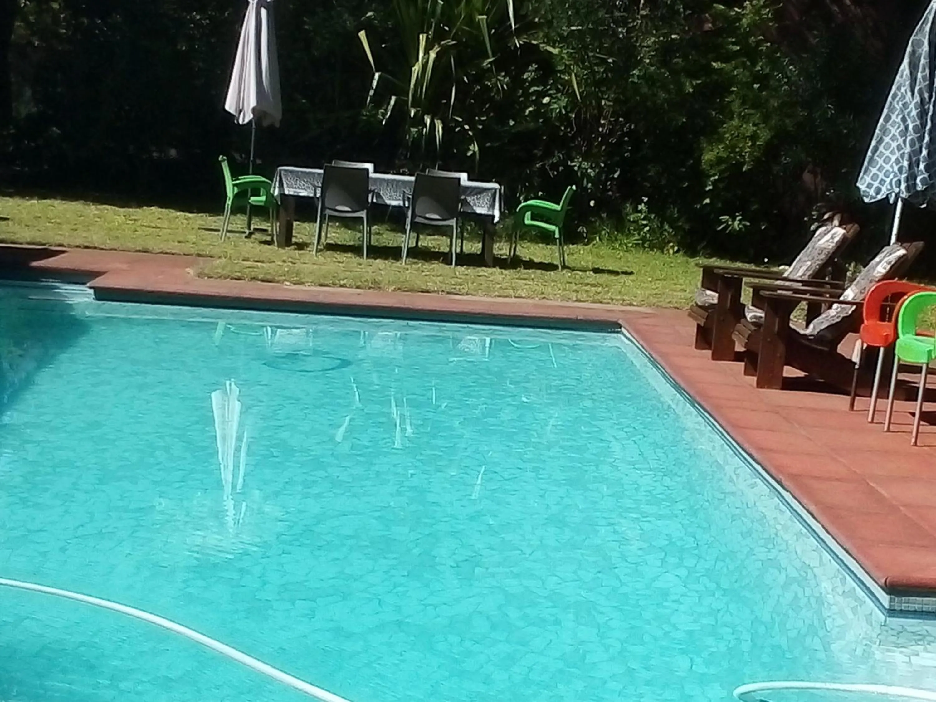 Pool view in Gloria's Bed and Breakfast