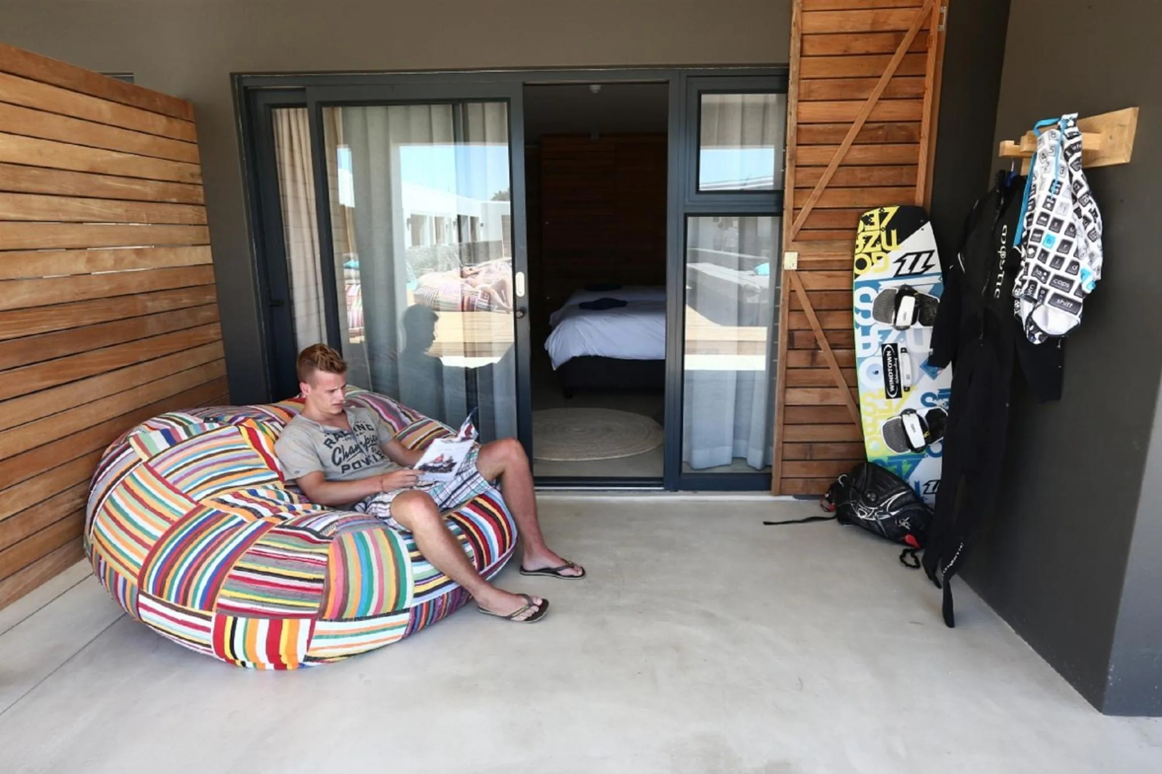 Shower, Bed in Windtown Lagoon Hotel