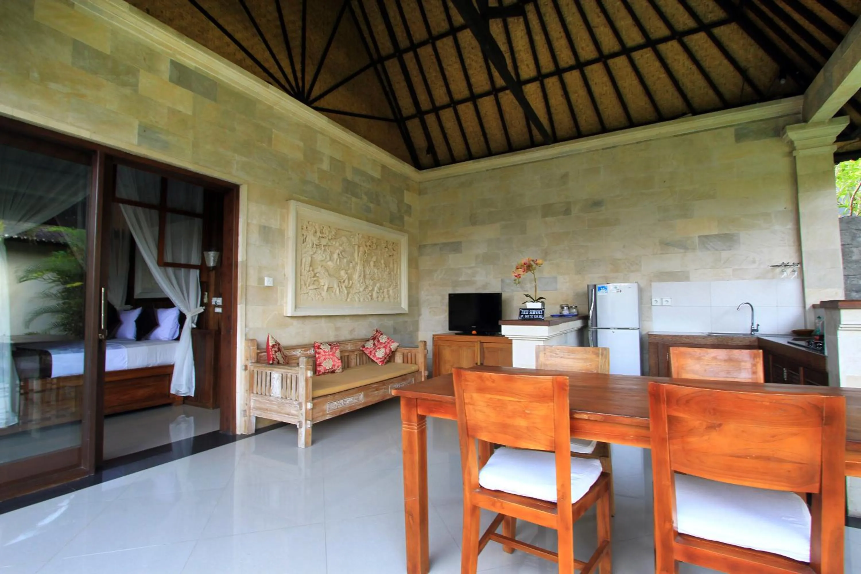 Living room in Pondok Naya Ubud