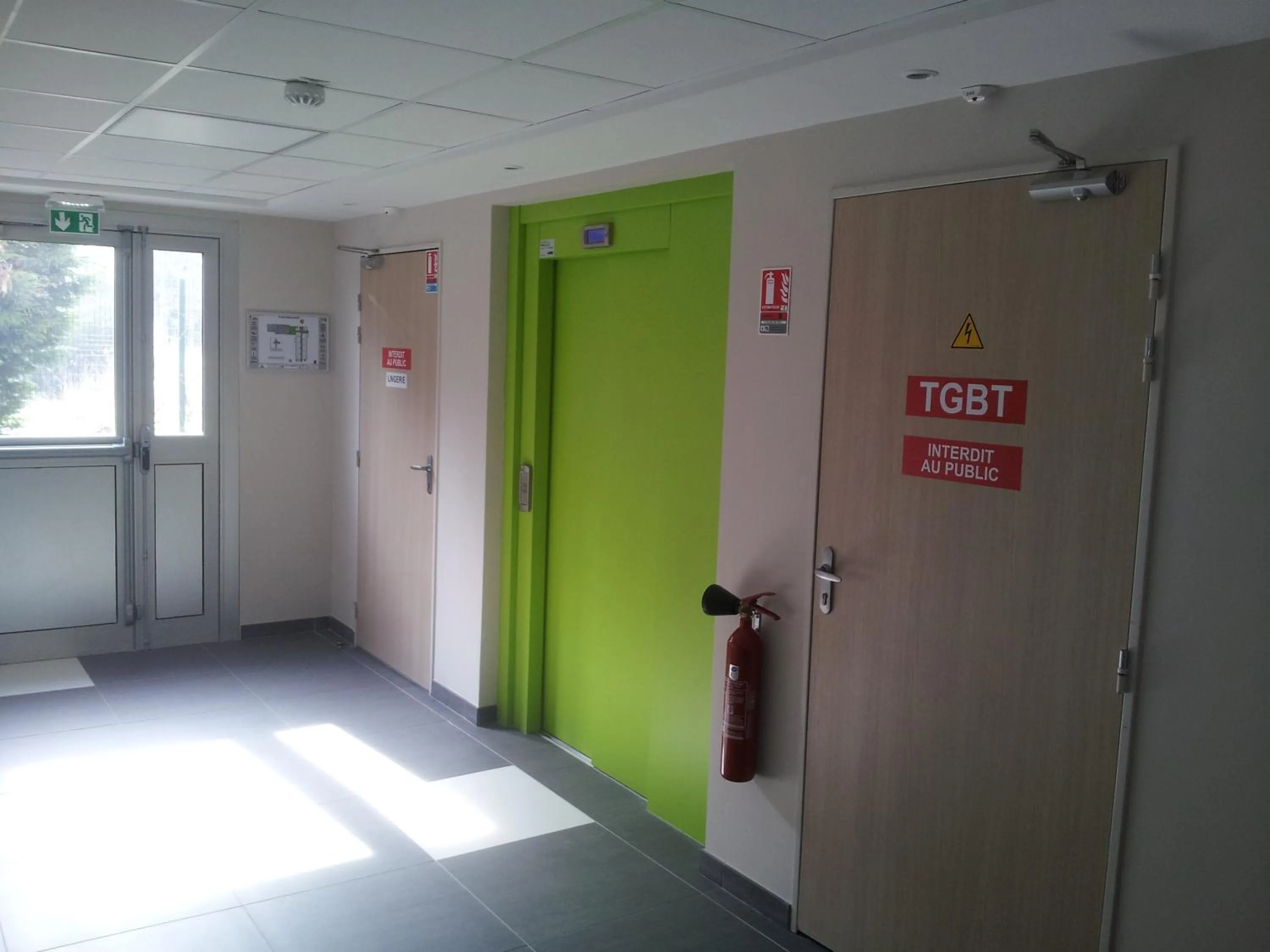 Facility for disabled guests in Fasthotel Dunkerque