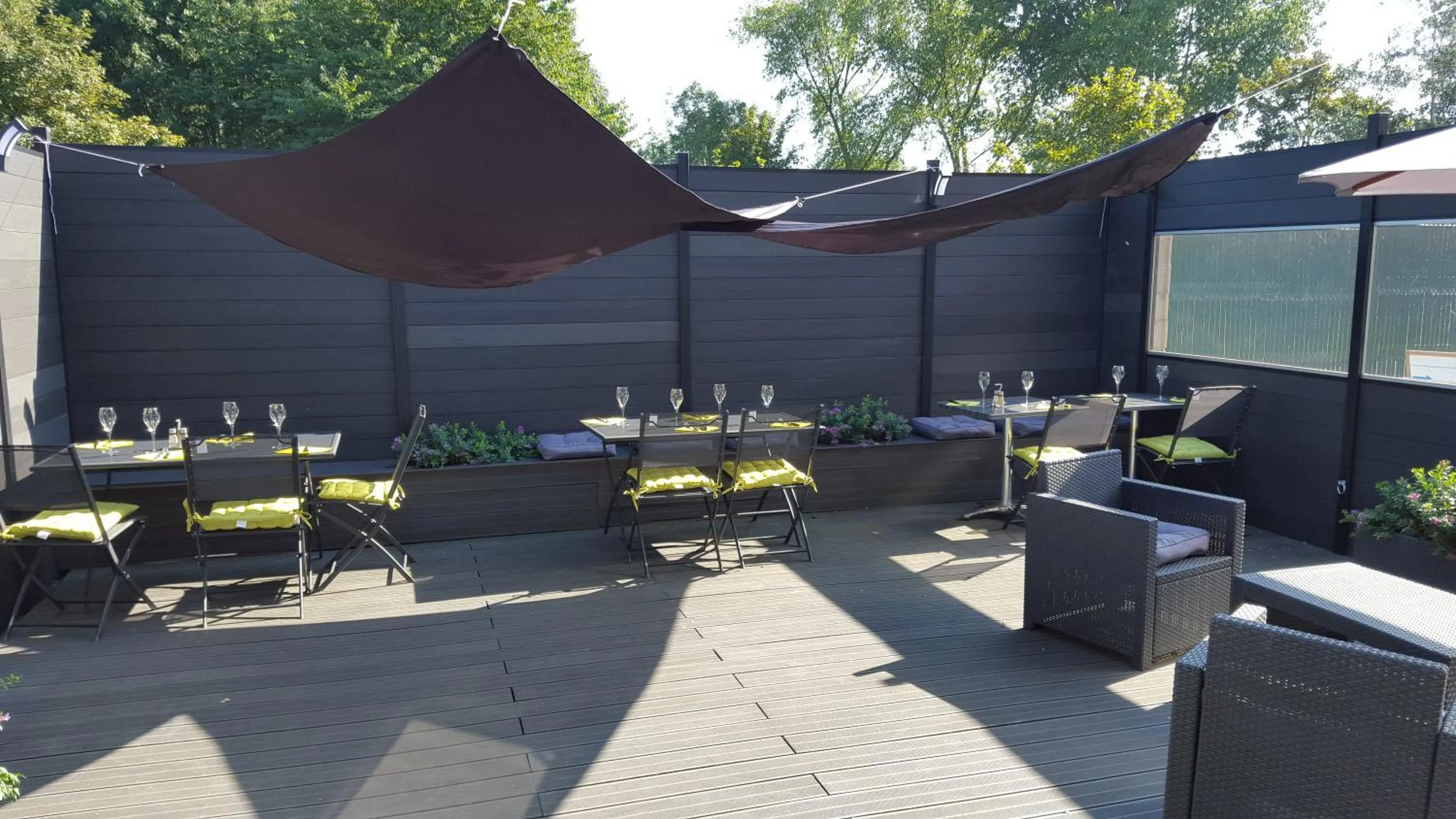 Balcony/Terrace in Fasthotel Dunkerque