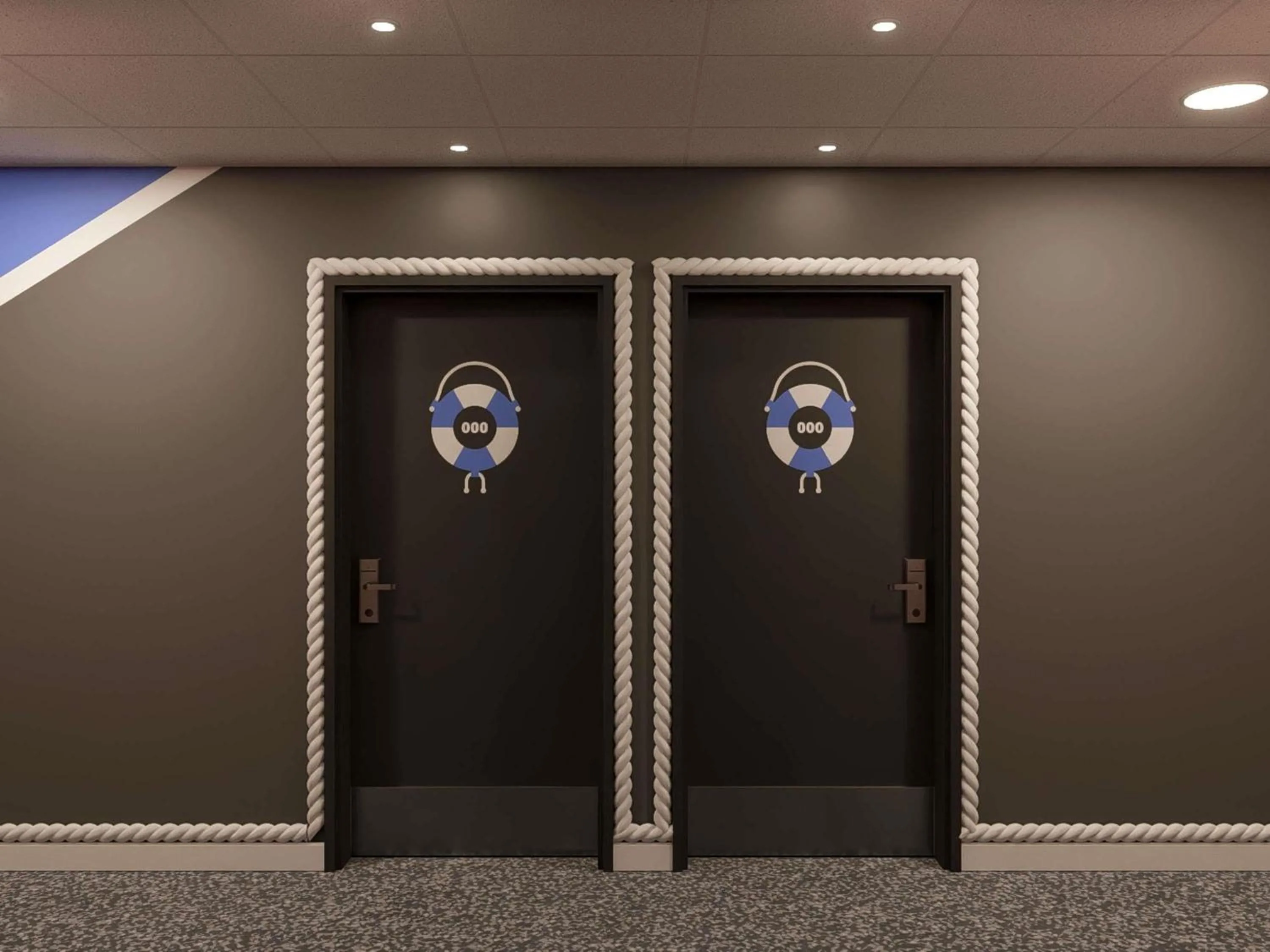 Bedroom in ibis Styles La Rochelle Centre les Minimes