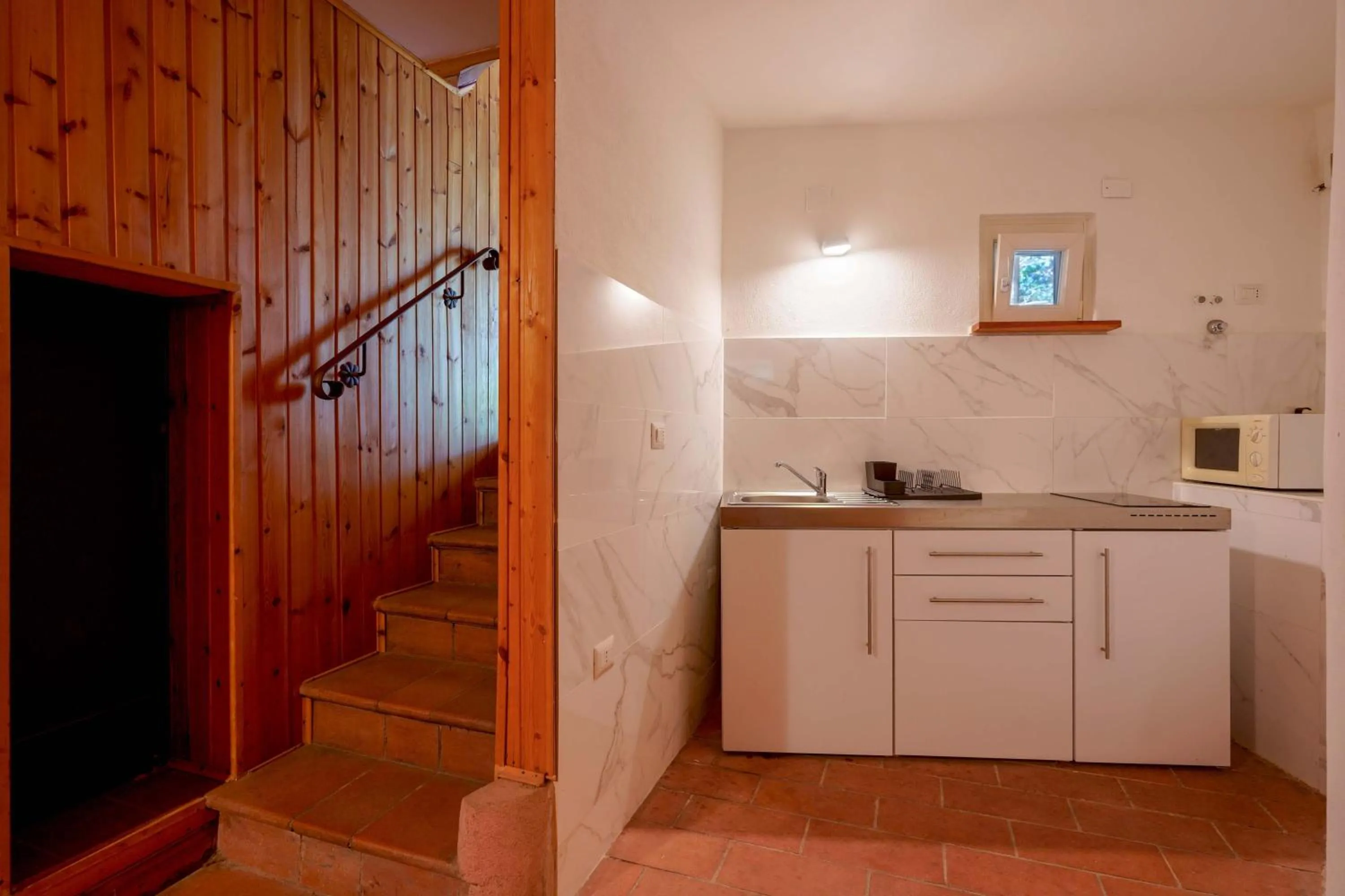 Kitchen or kitchenette in B&B Villa Zola