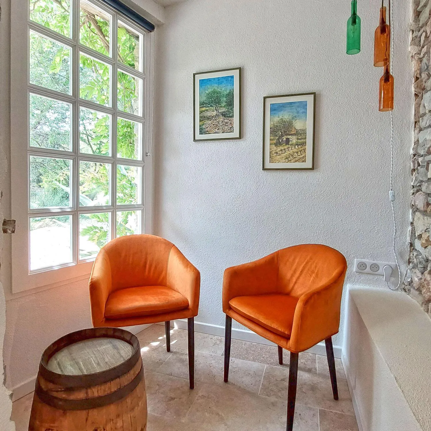 Seating area in Maison Catalina