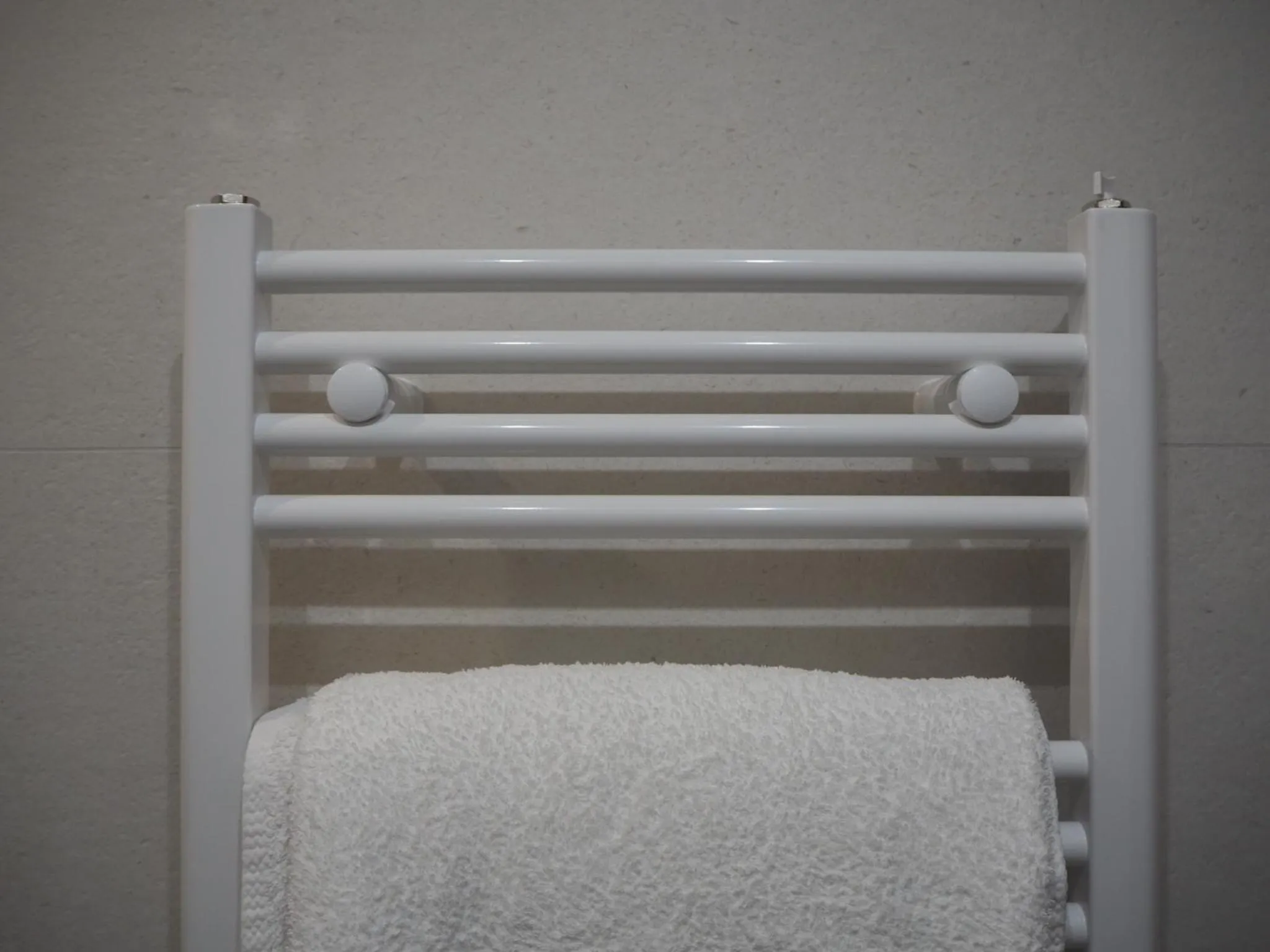 Bathroom, Bed in Pensión Urkia