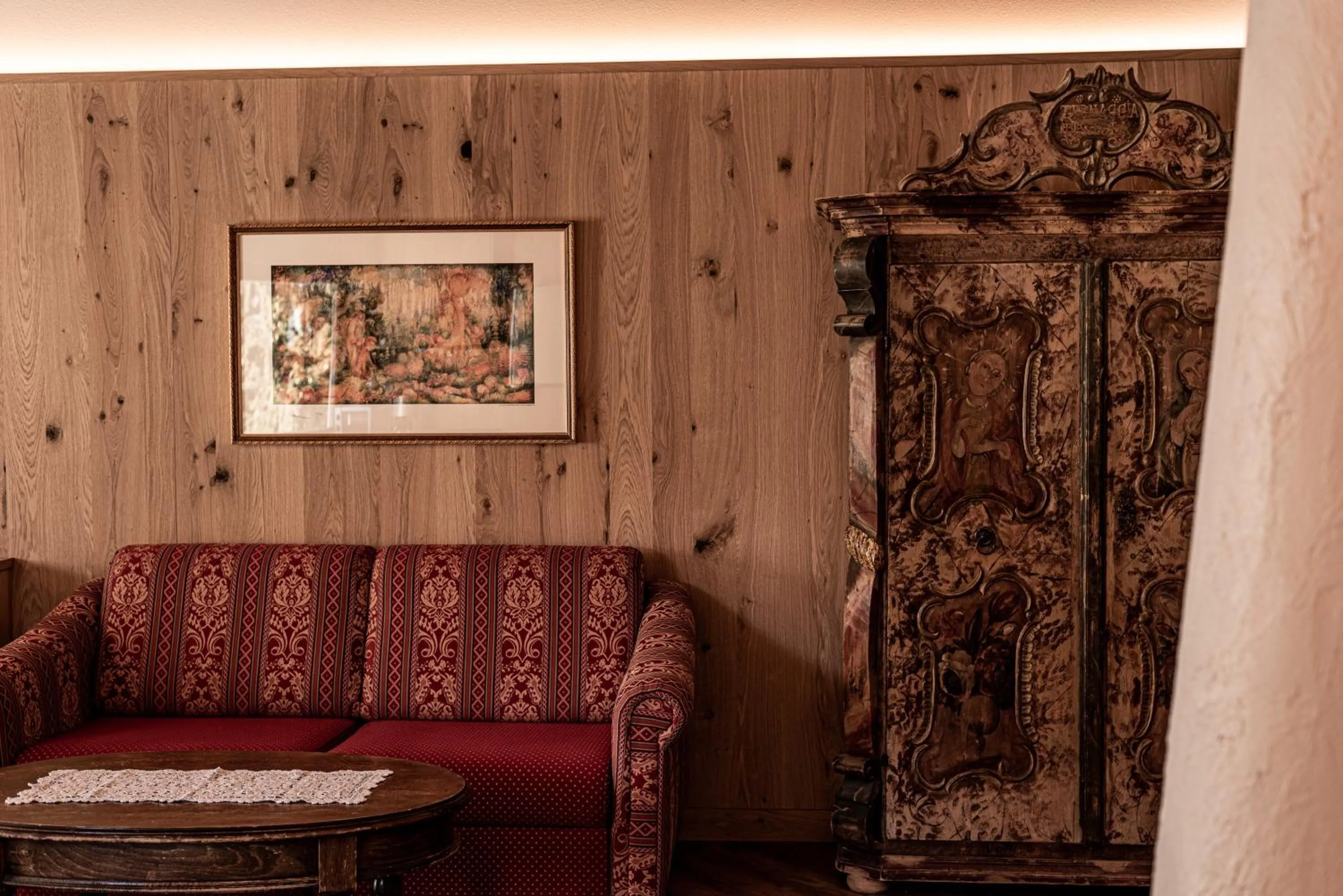 Living room in Aparthotel Kastel Seiser Alm