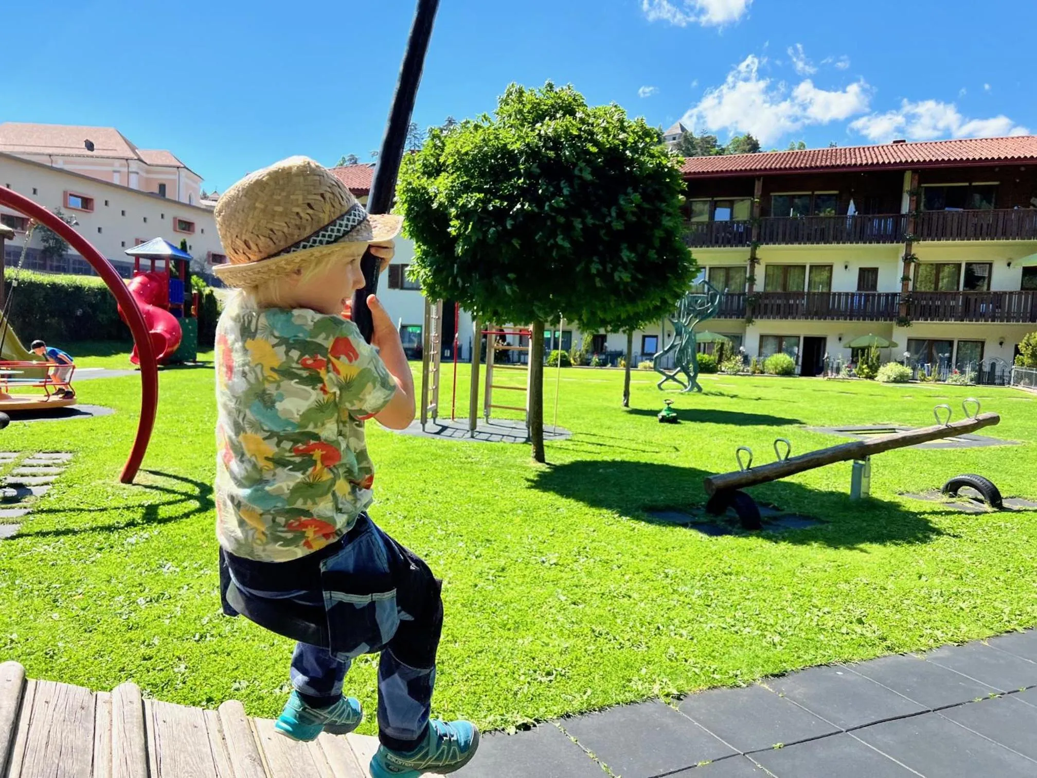 Children play ground in Aparthotel Kastel Seiser Alm