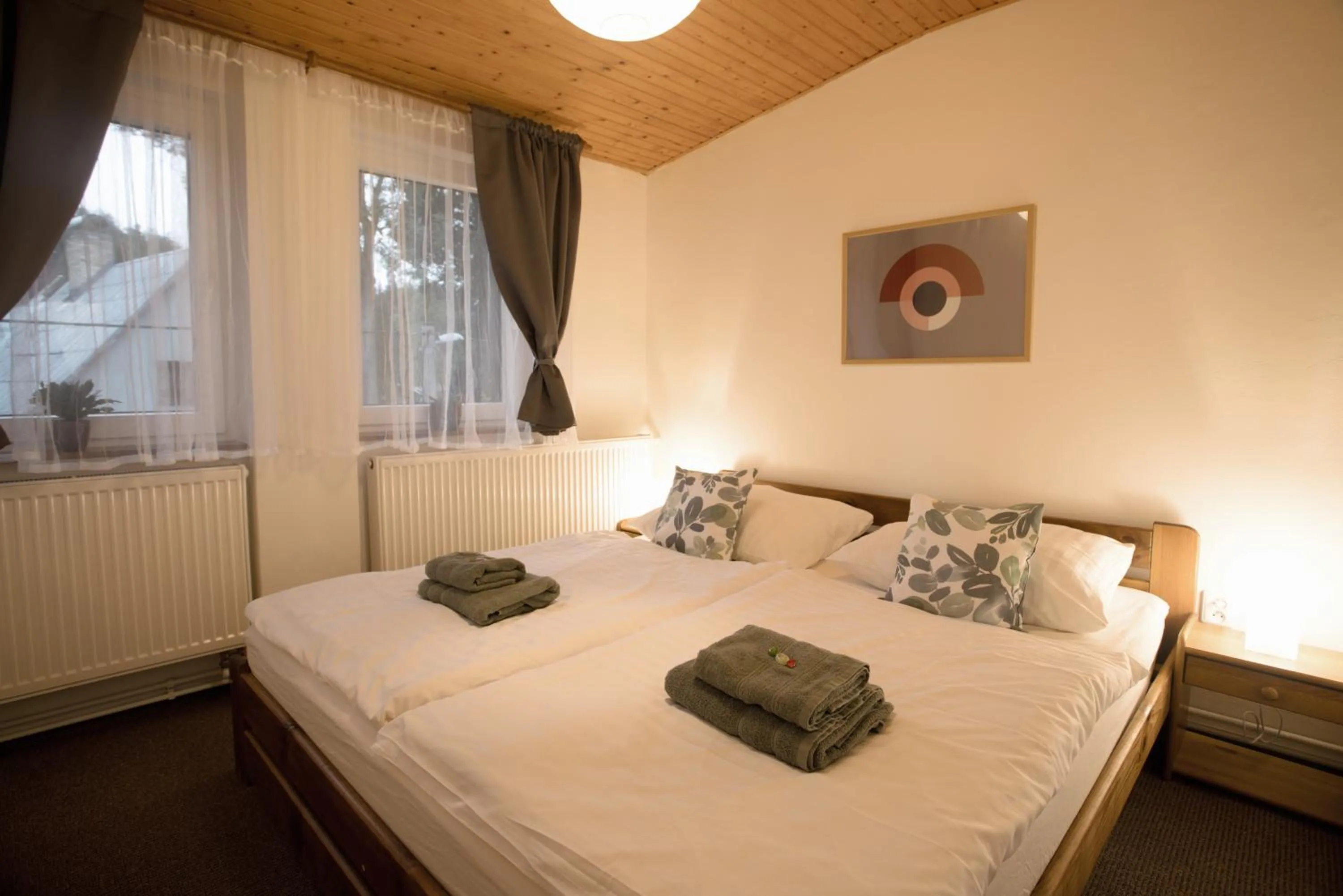 Bedroom, Bed in Apartmány Bramborka