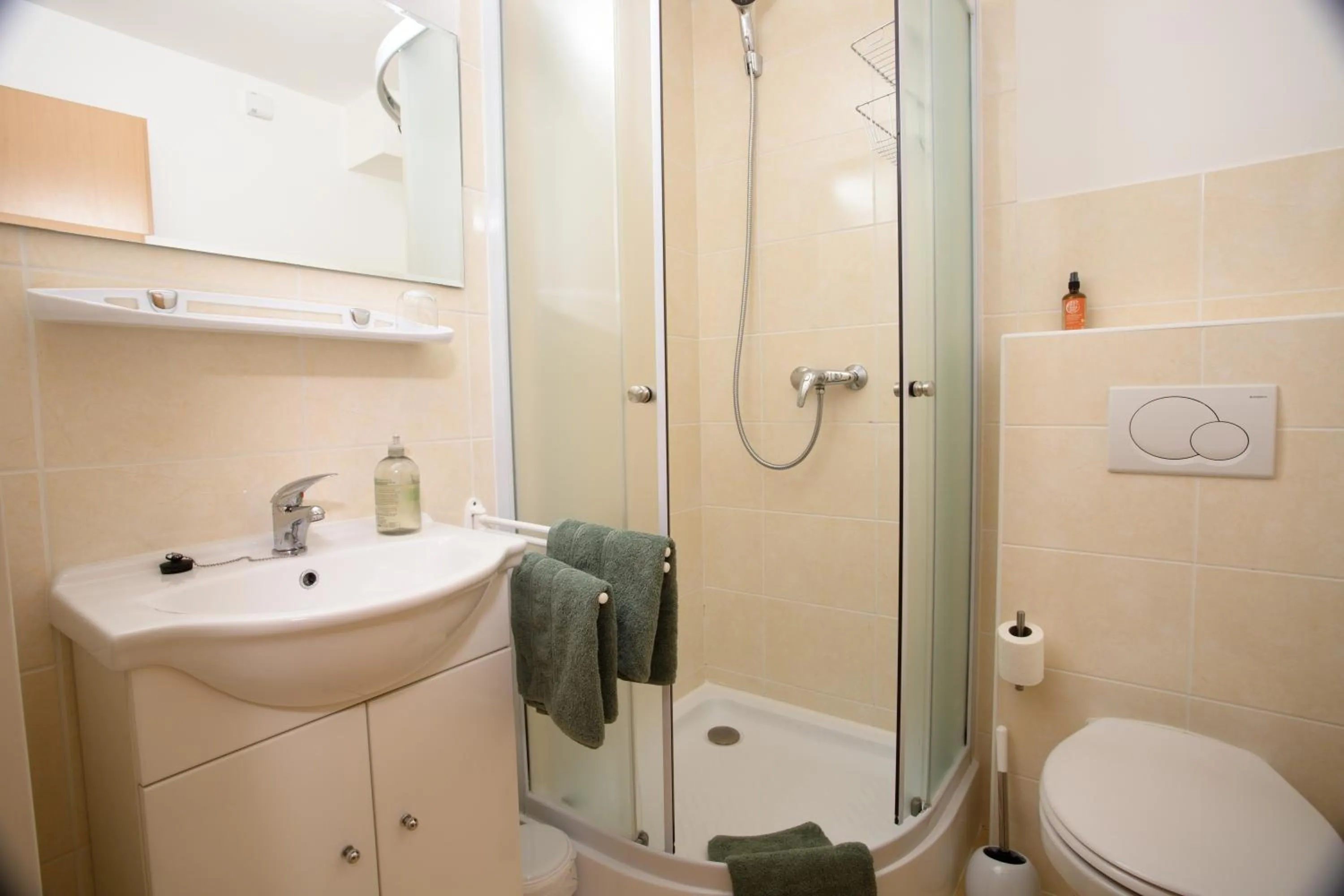 Bathroom in Apartmány Bramborka