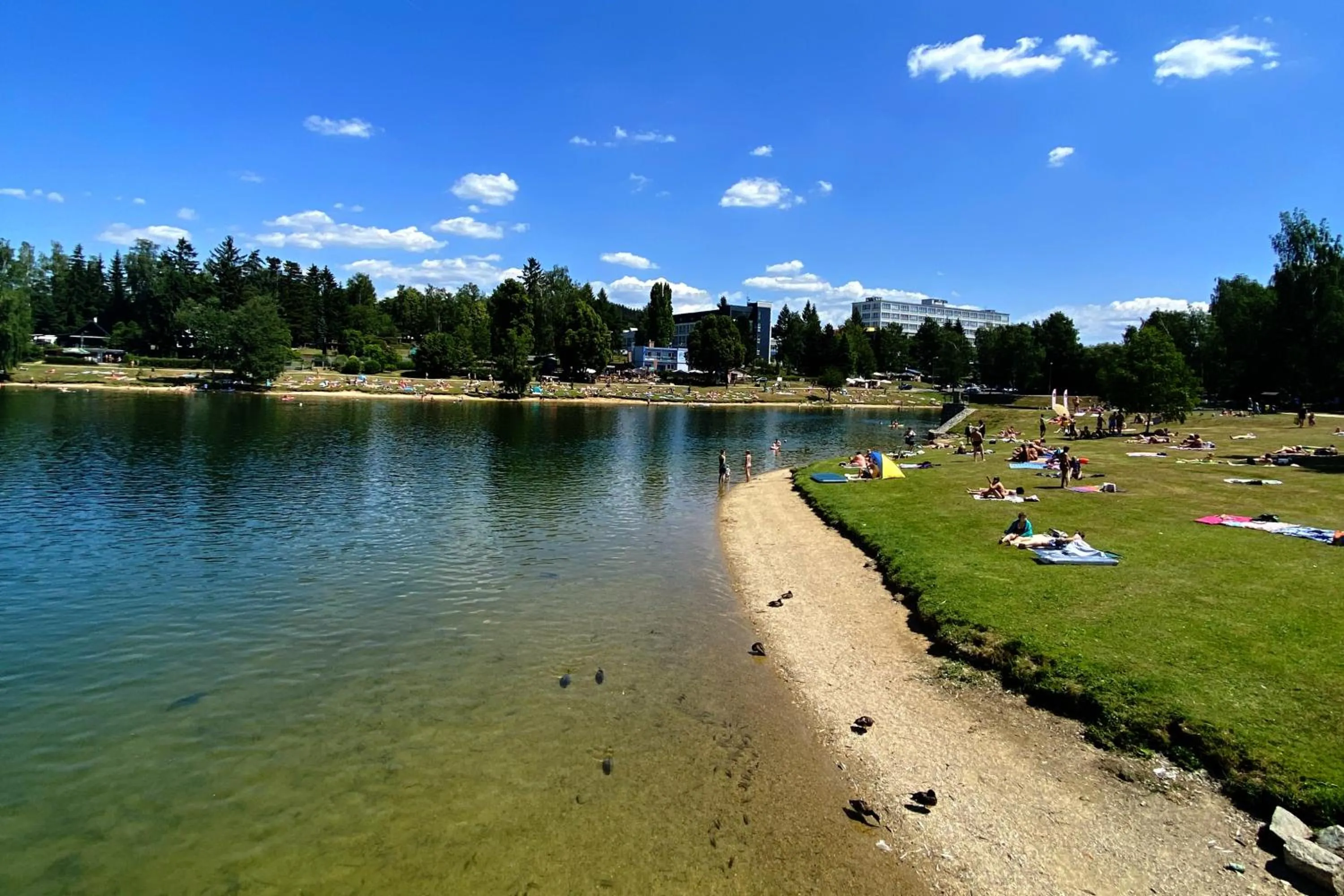 Beach in Apartmány Bramborka