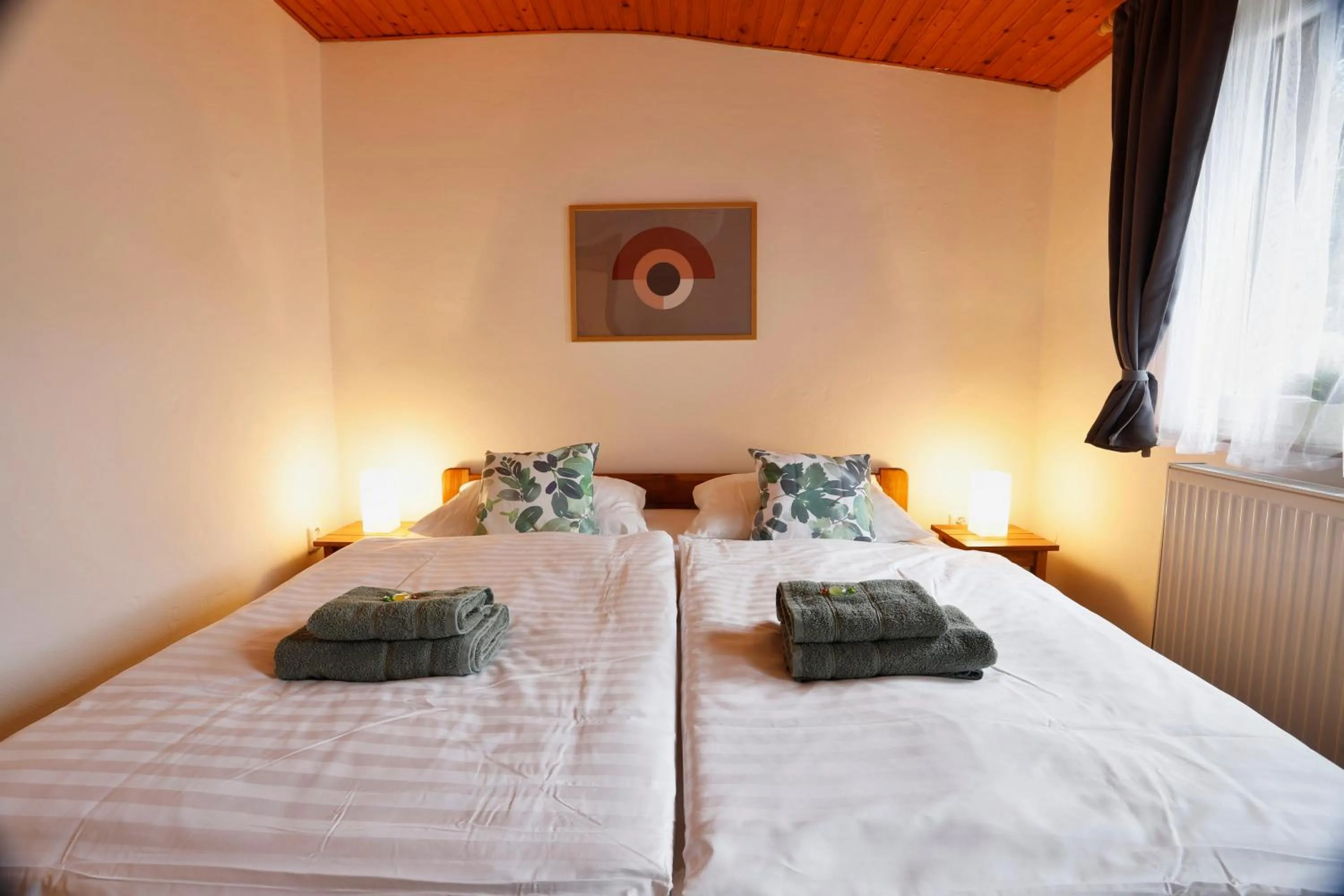 Bedroom, Bed in Apartmány Bramborka