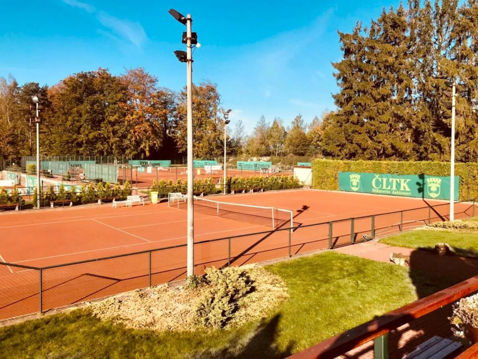 Tennis court in Apartmány Bramborka
