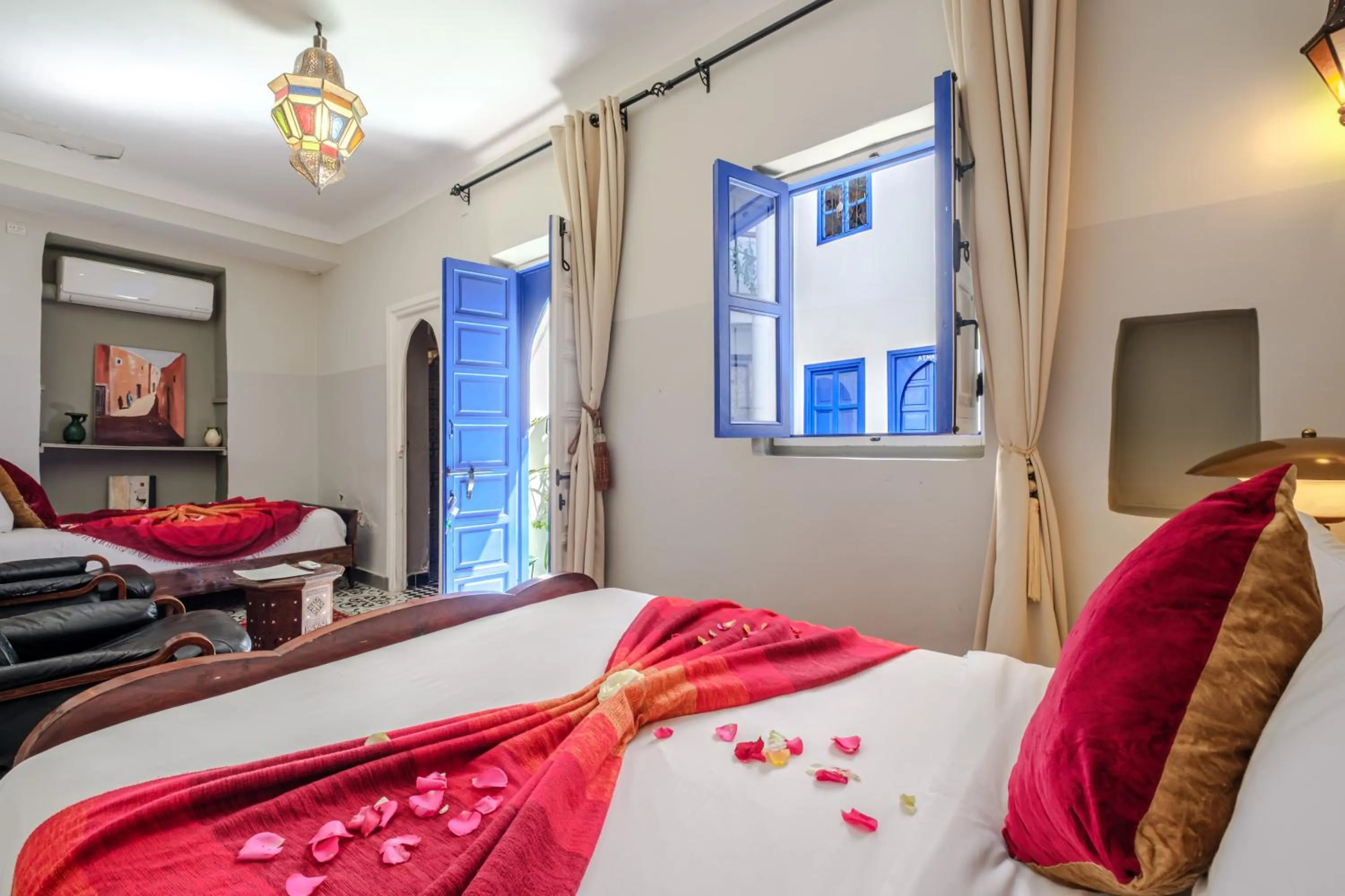 Bed in Riad Bobby Marrakech