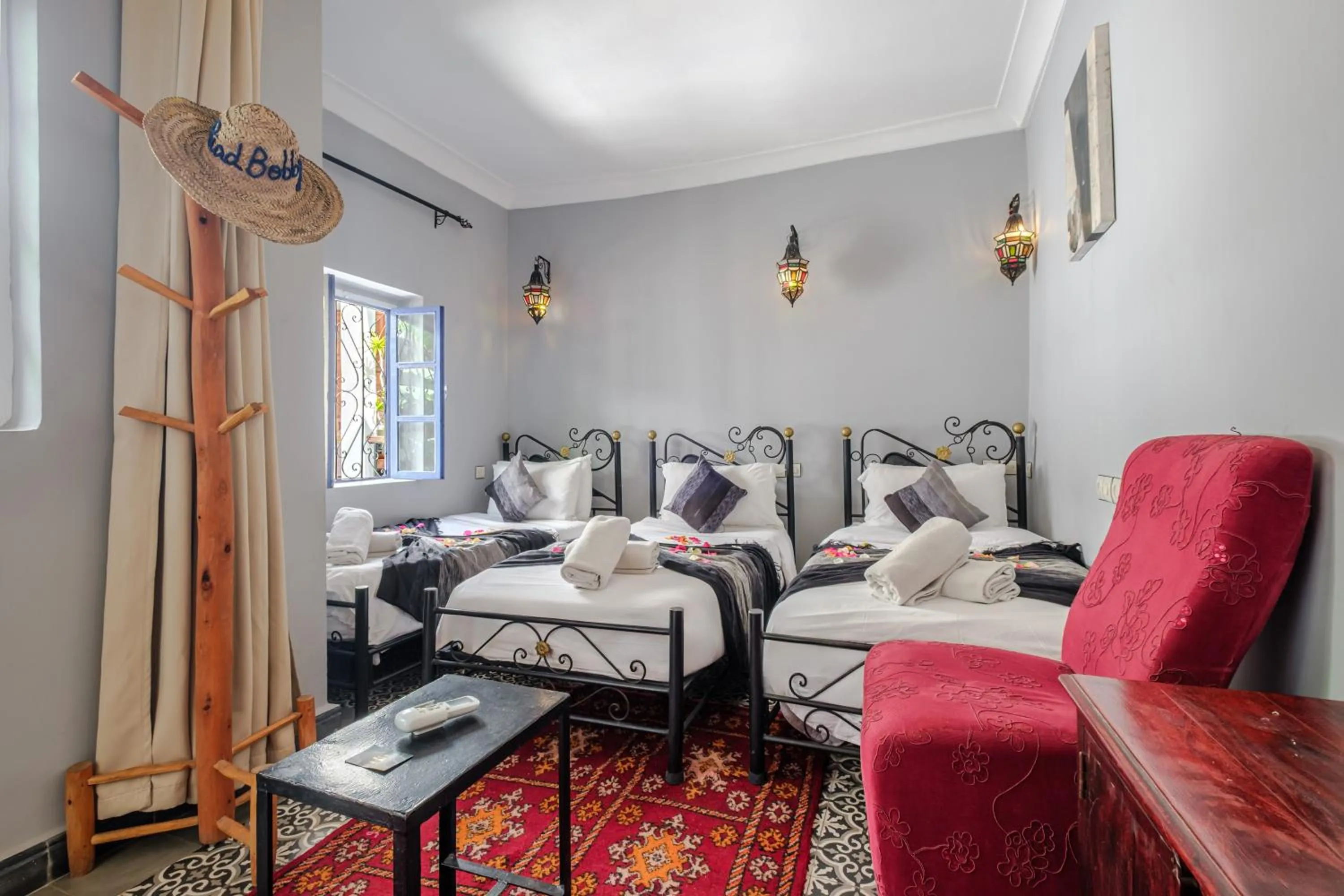 Bedroom, Bed in Riad Bobby Marrakech