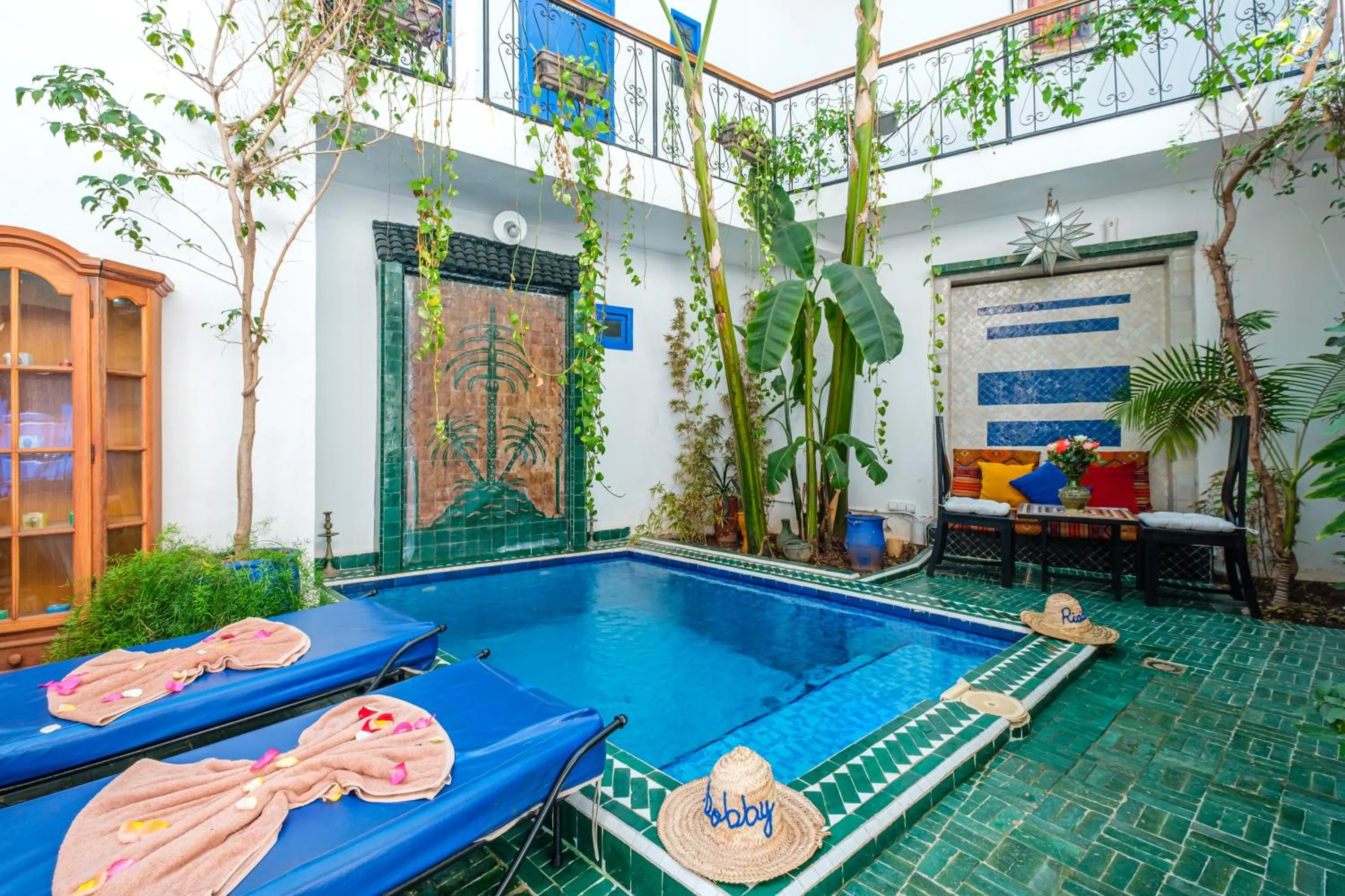 Swimming pool in Riad Bobby Marrakech