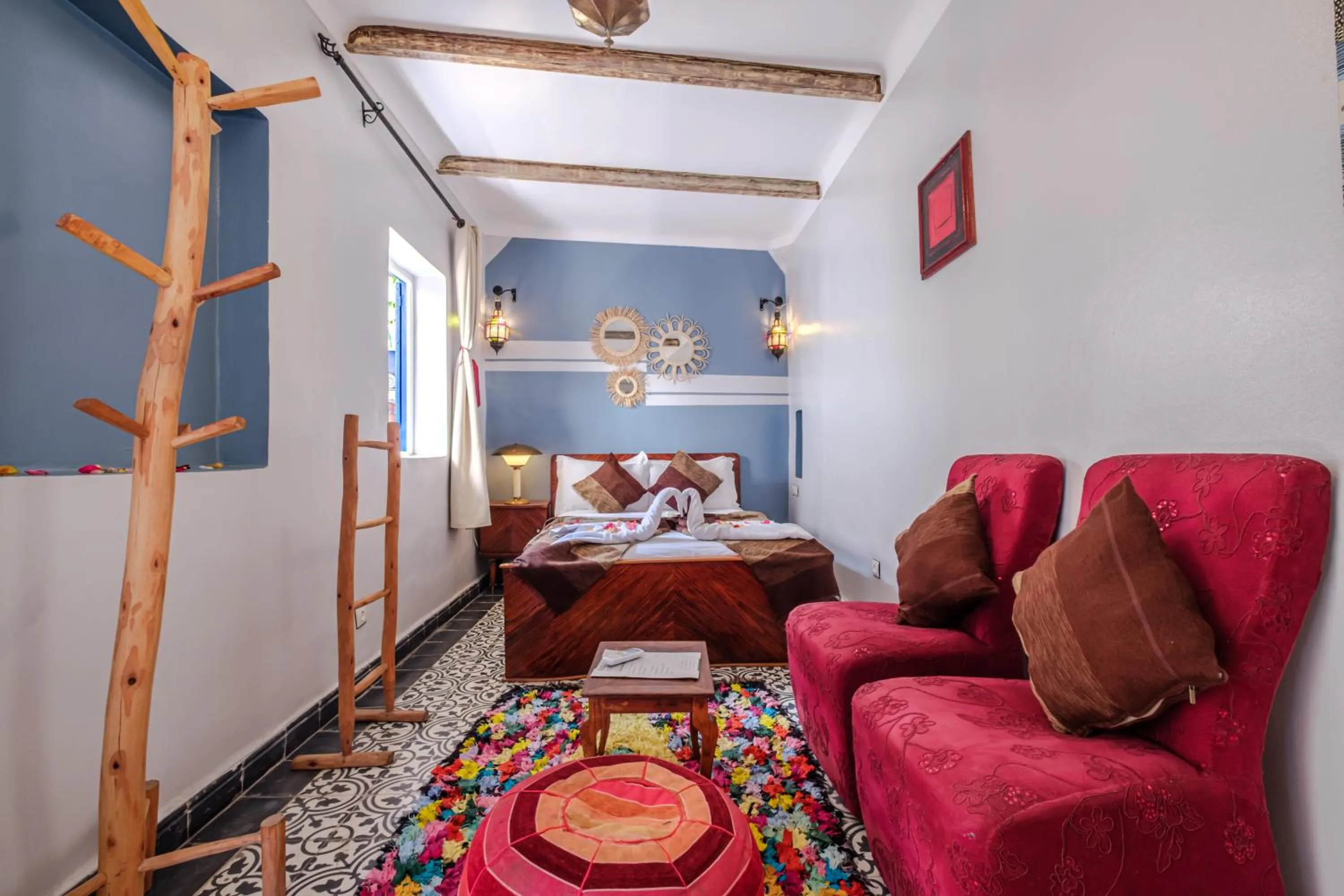 Bed in Riad Bobby Marrakech