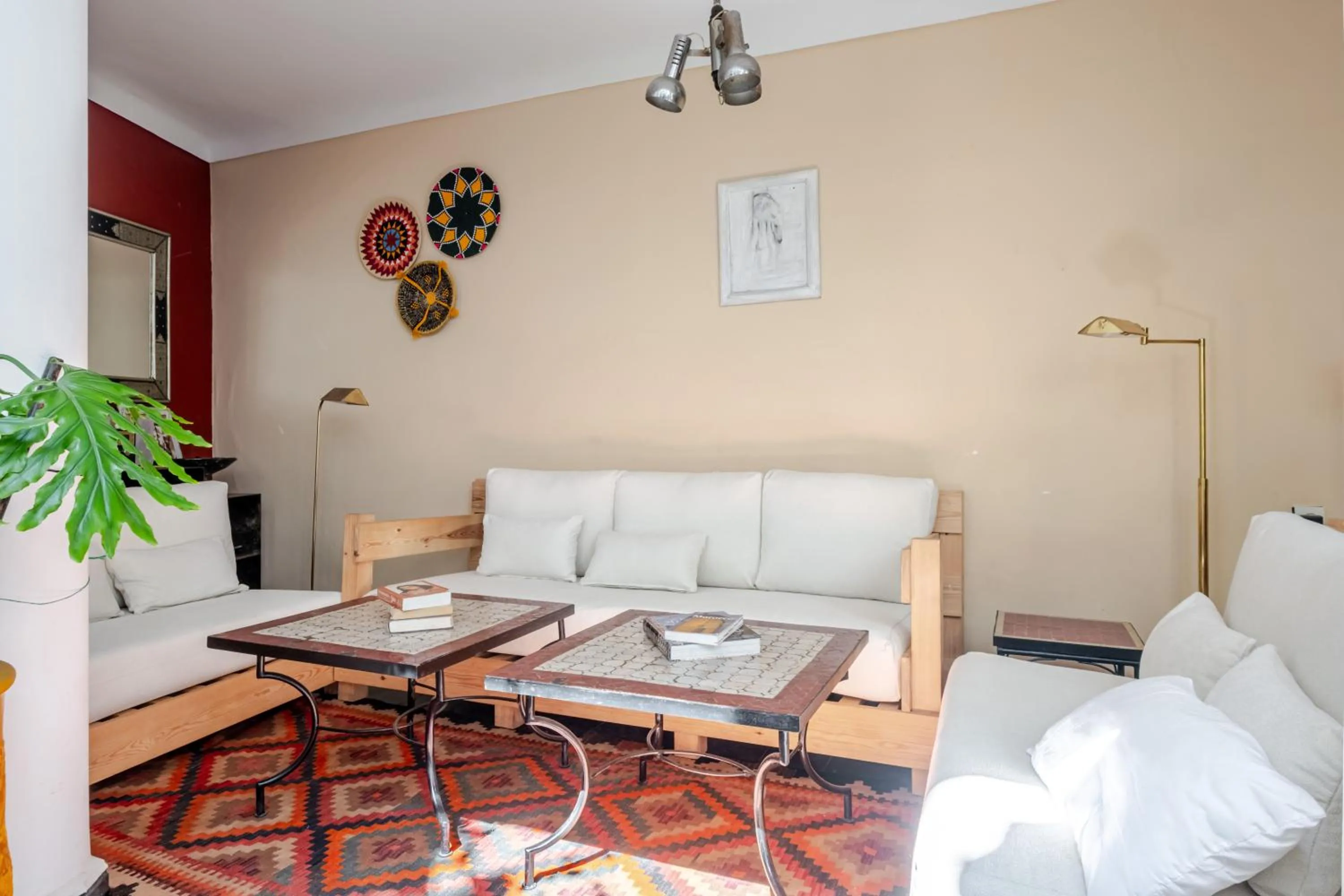 Living room in Riad Bobby Marrakech