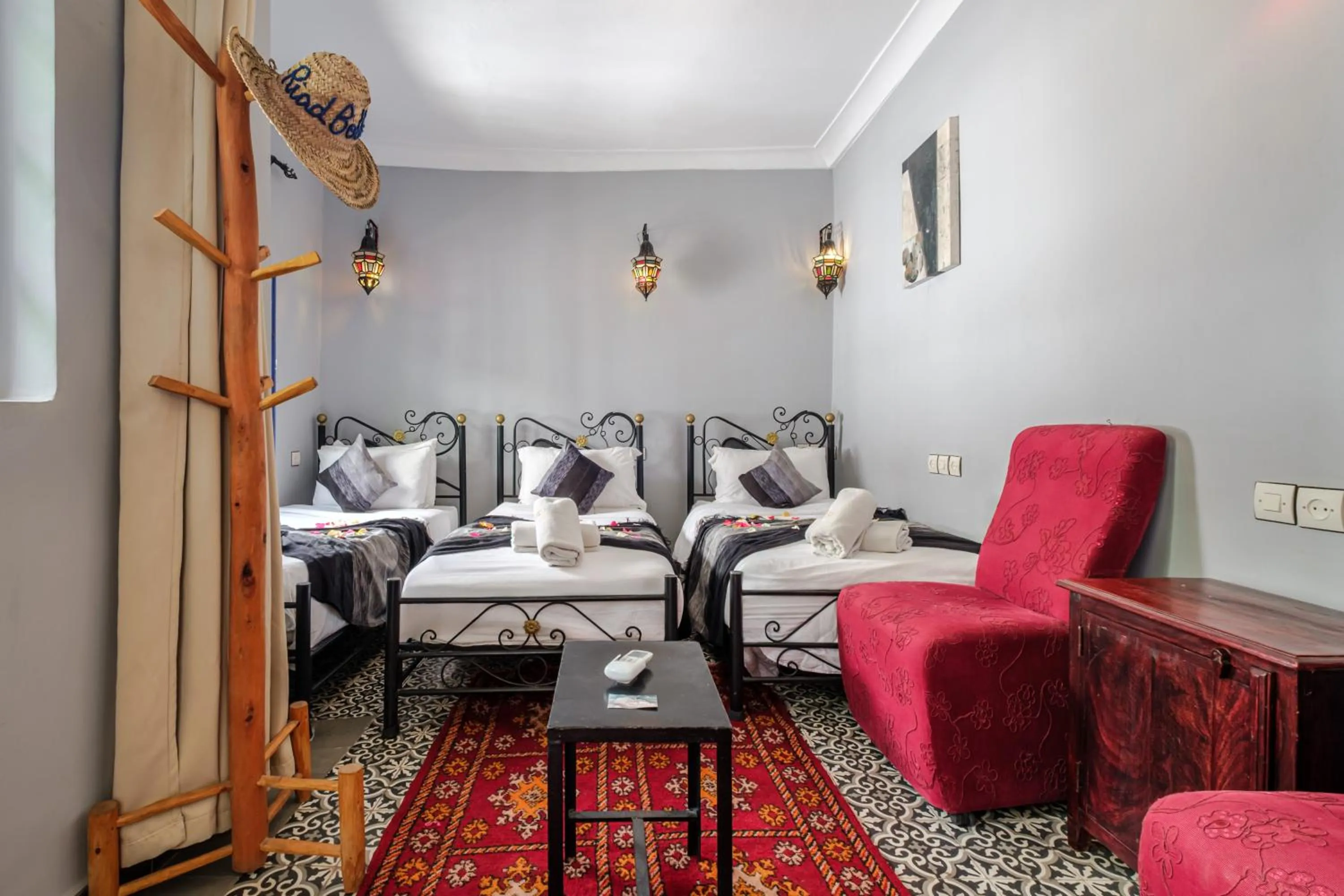 Bed in Riad Bobby Marrakech