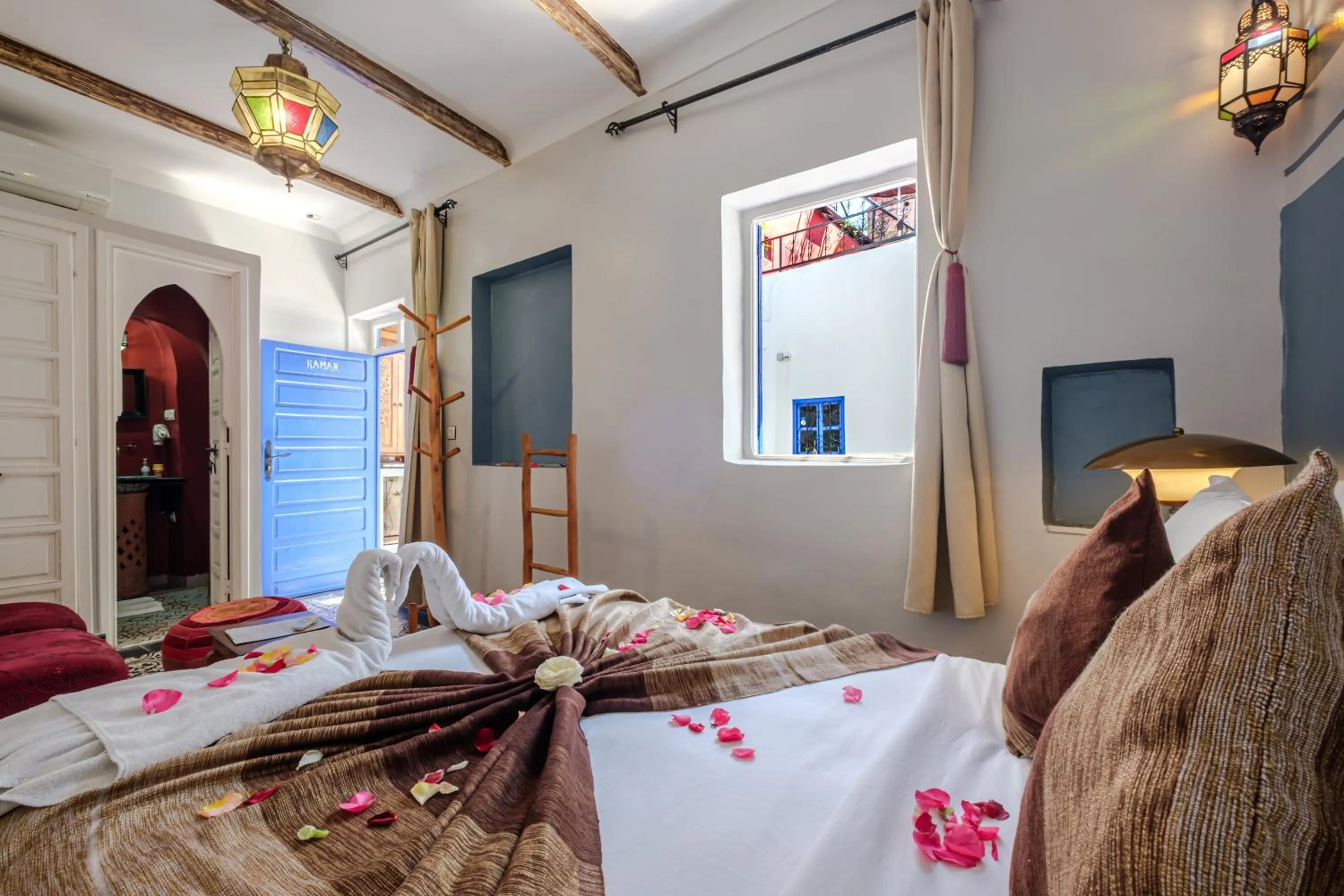 Bedroom, Bed in Riad Bobby Marrakech