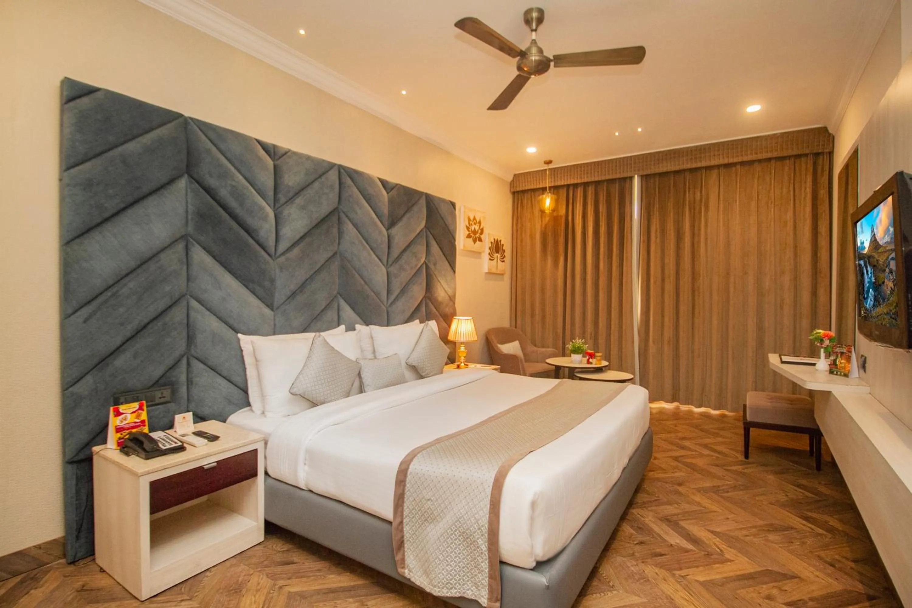 Bed in Amritara Surya - A Luxury Spa Retreat