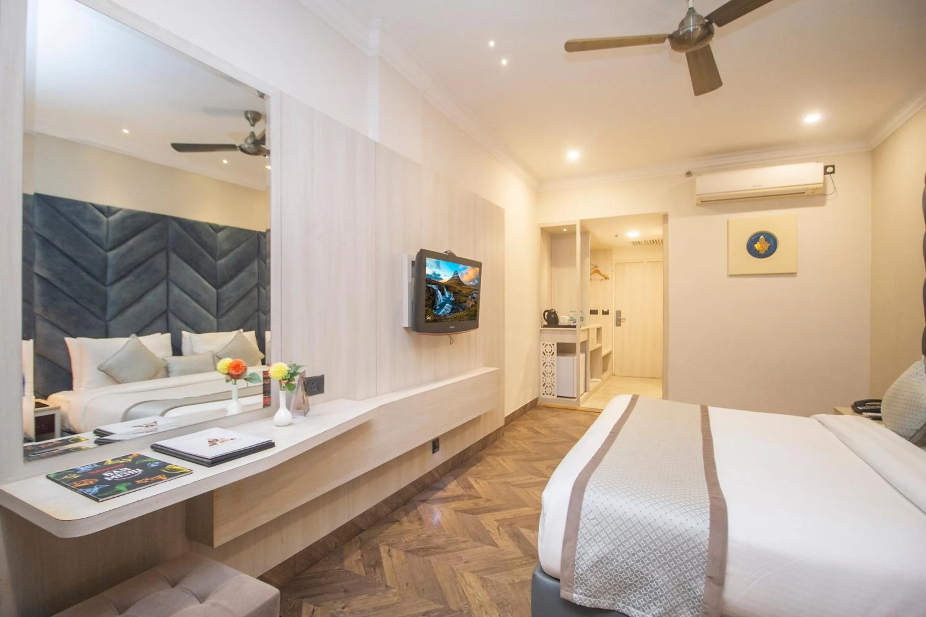 Bed in Amritara Surya - A Luxury Spa Retreat