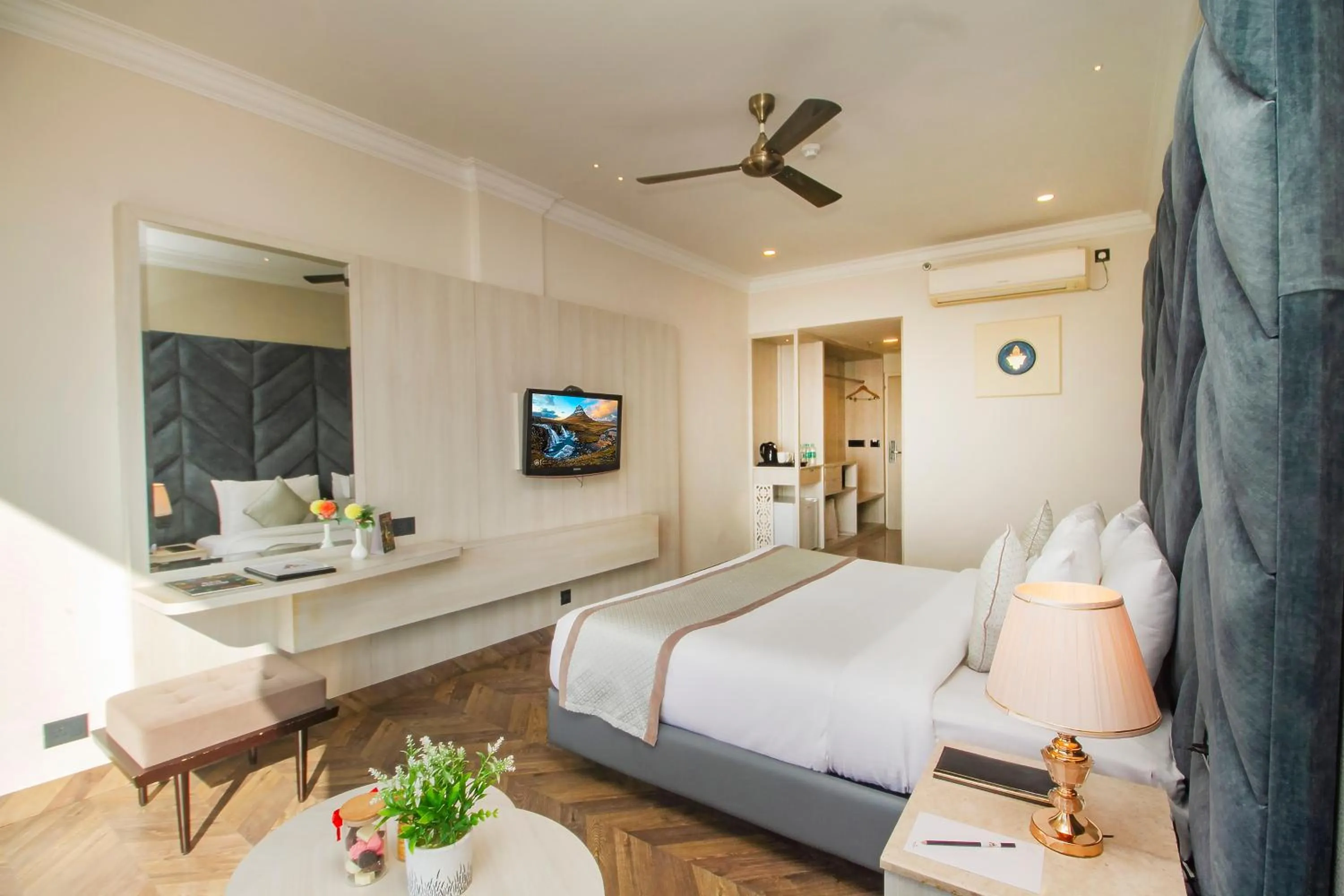 Bed in Amritara Surya - A Luxury Spa Retreat