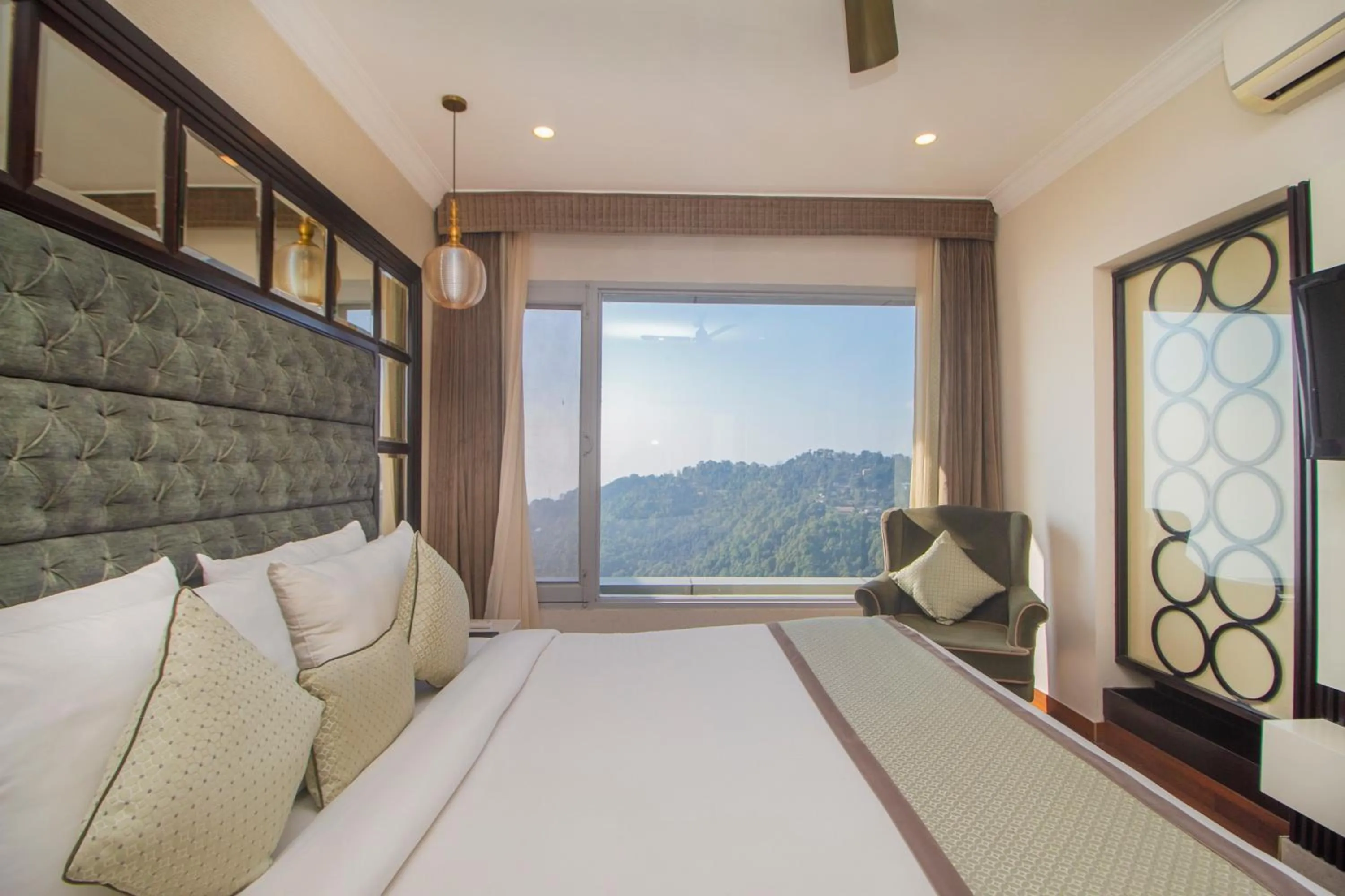 View (from property/room), Bed in Amritara Surya - A Luxury Spa Retreat