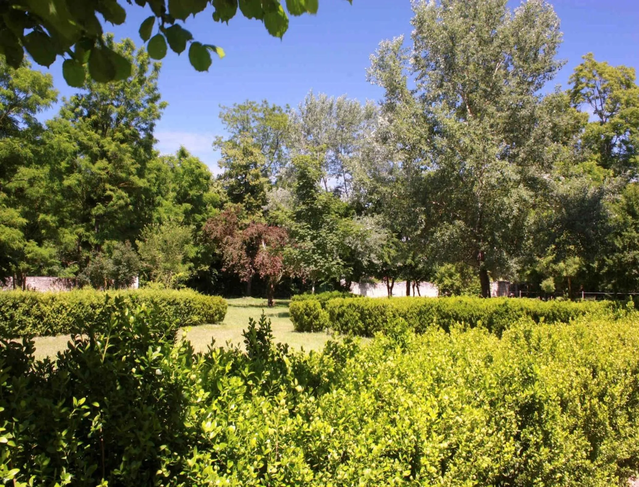 Garden in Hostellerie le Clos du Cher