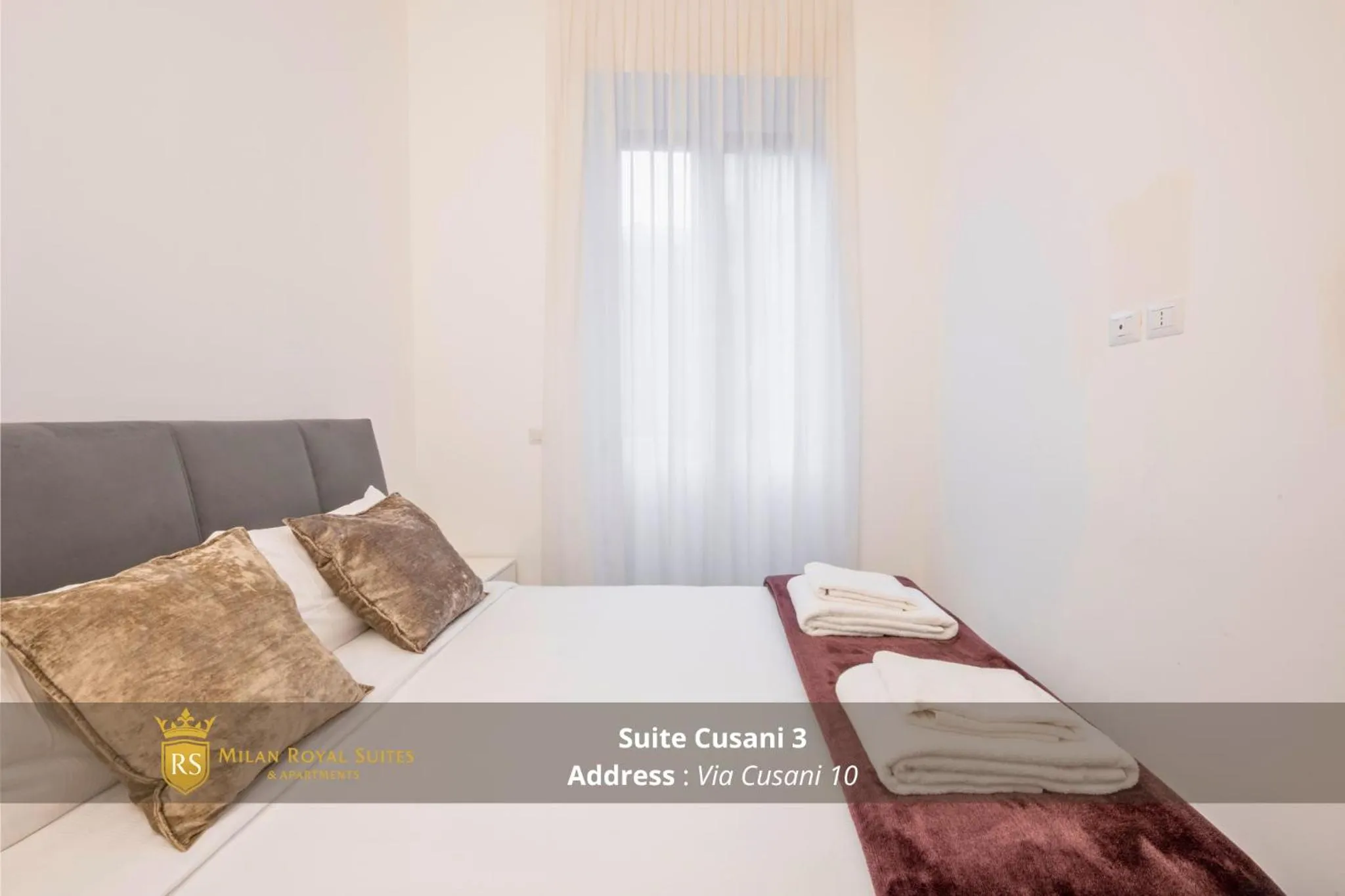 Bedroom, Bed in Milan Royal Suites - Centro