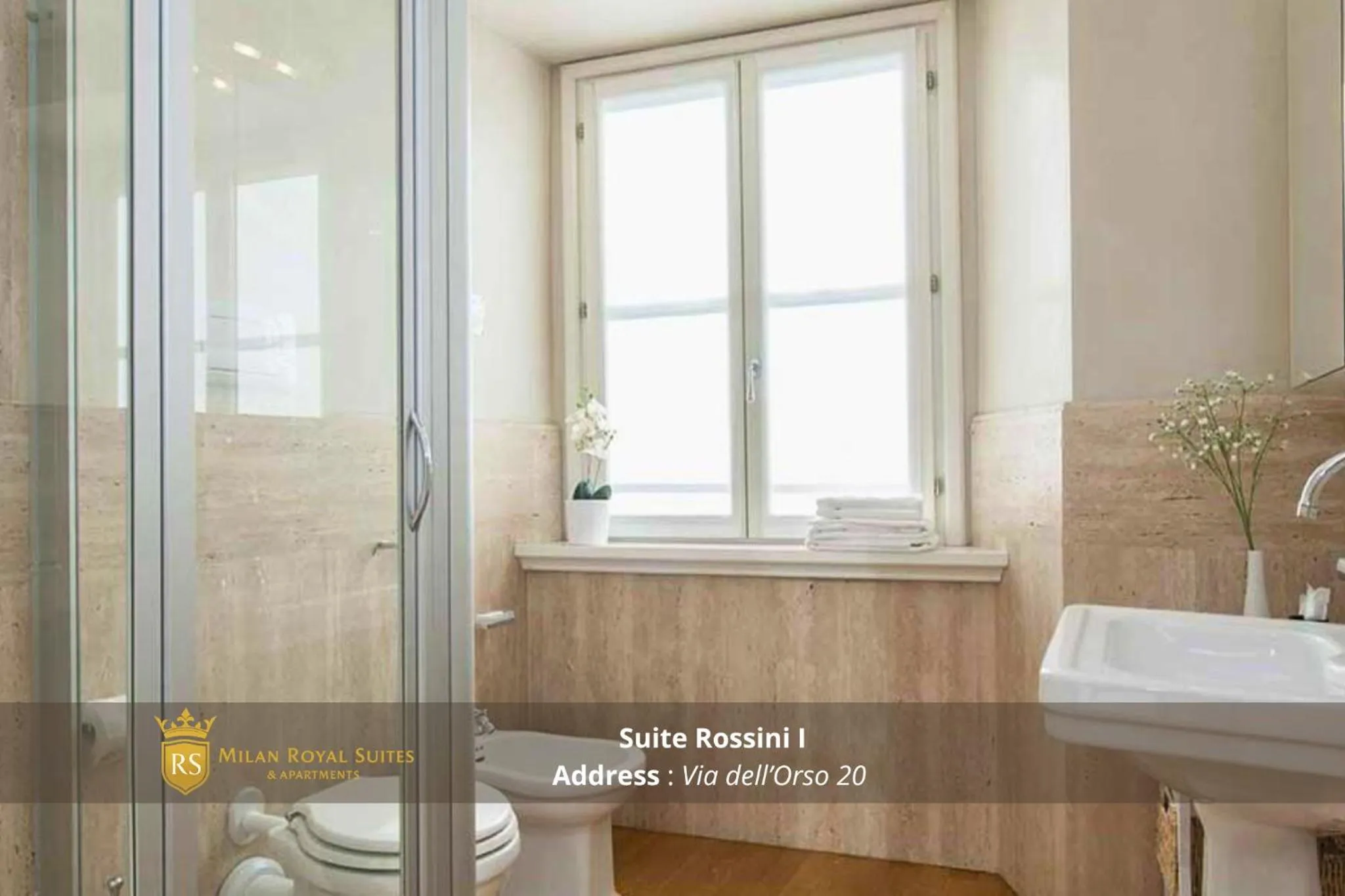 Bathroom in Milan Royal Suites - Centro