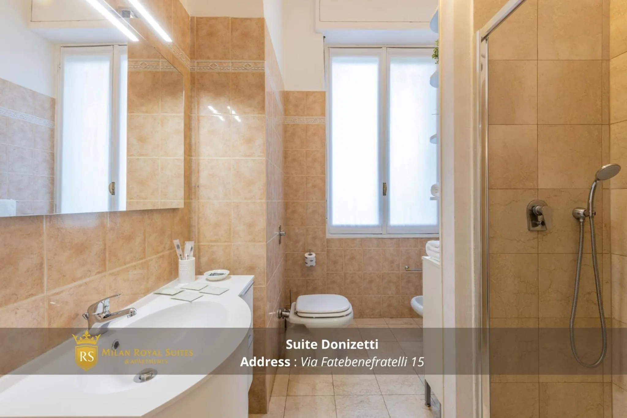 Bathroom in Milan Royal Suites - Centro