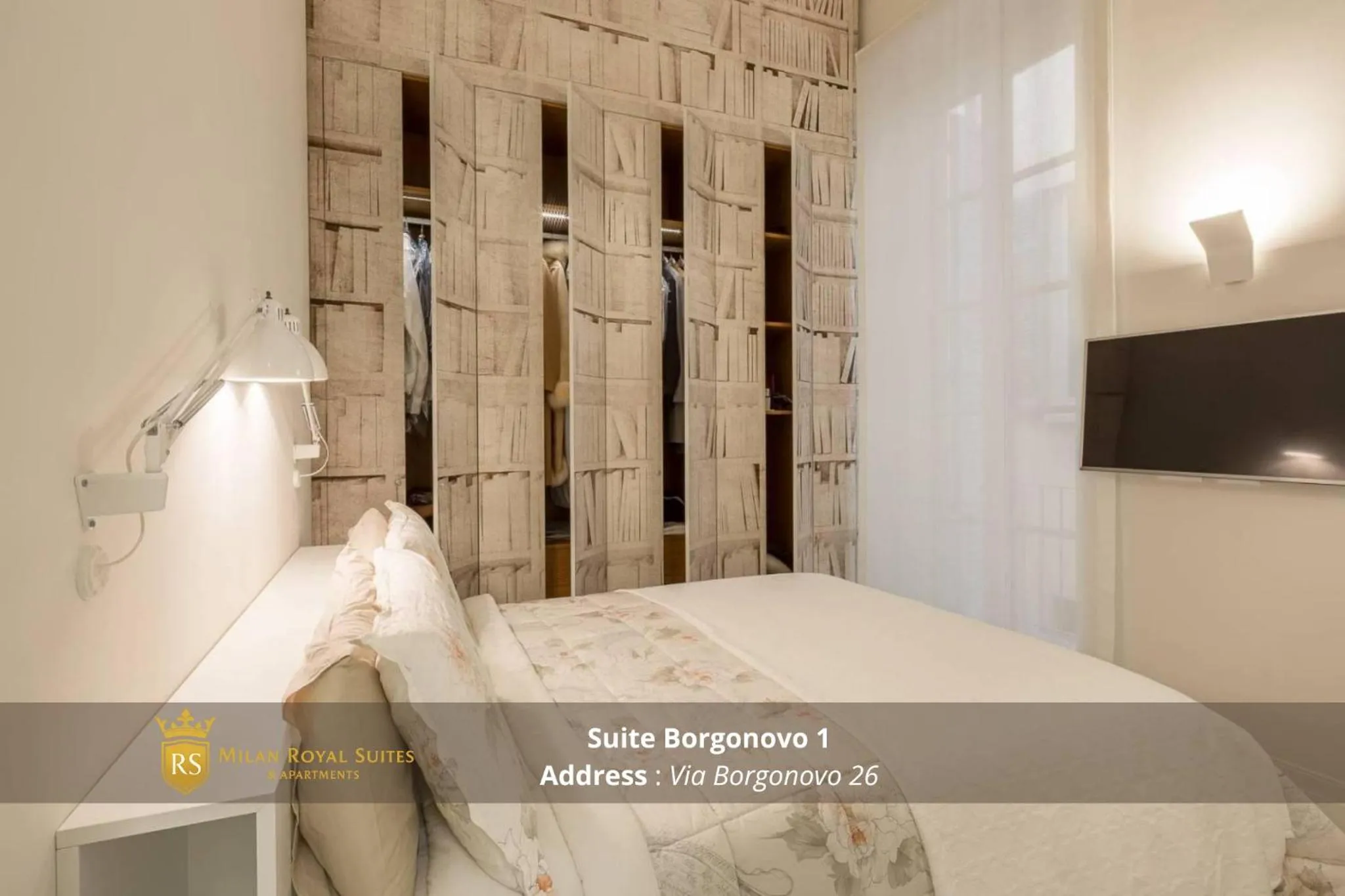 Bedroom, Bed in Milan Royal Suites - Centro