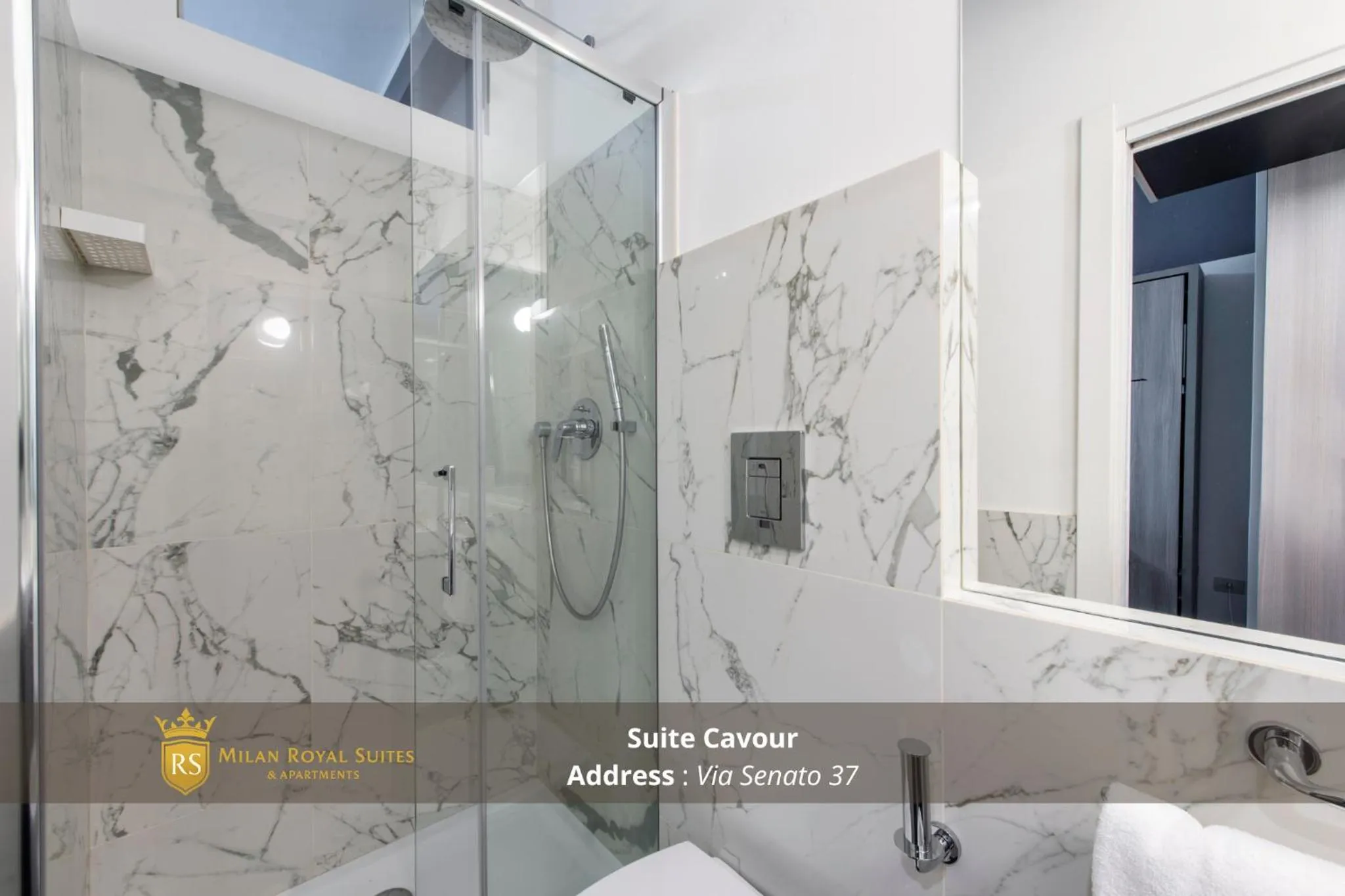 Bathroom in Milan Royal Suites - Centro