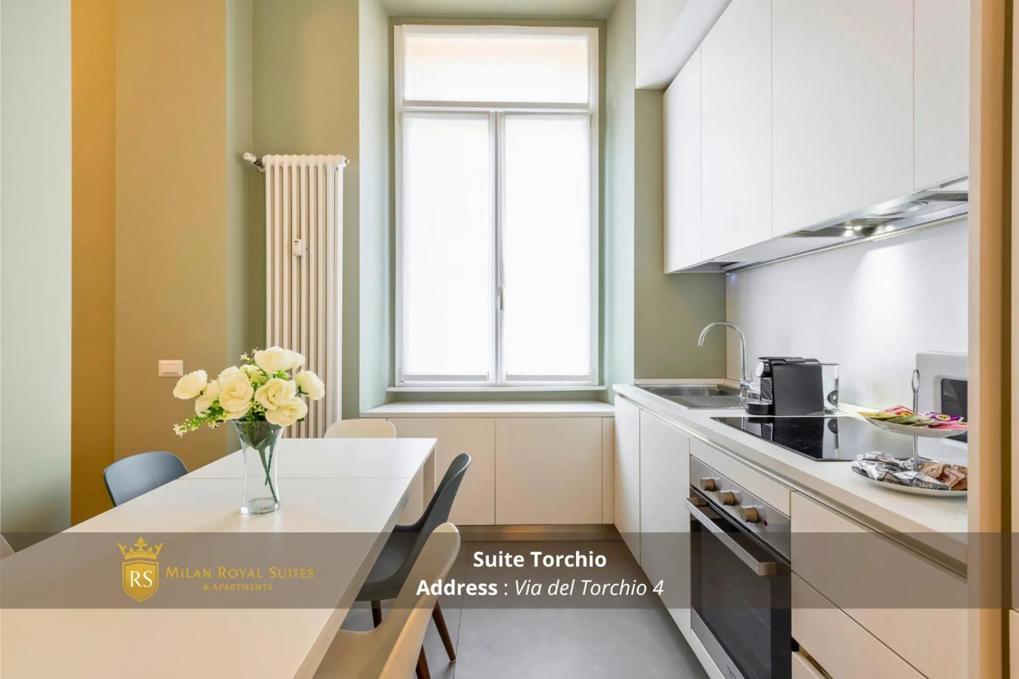 Kitchen or kitchenette in Milan Royal Suites - Centro